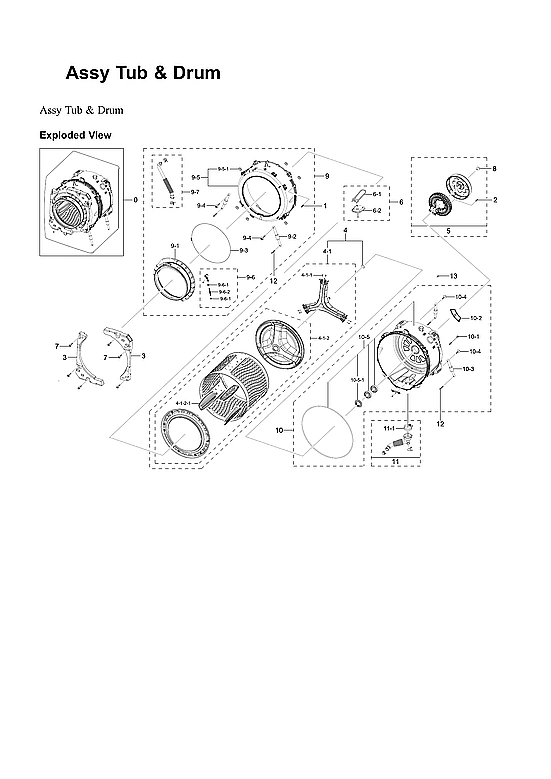 Tub & Drum Assembly