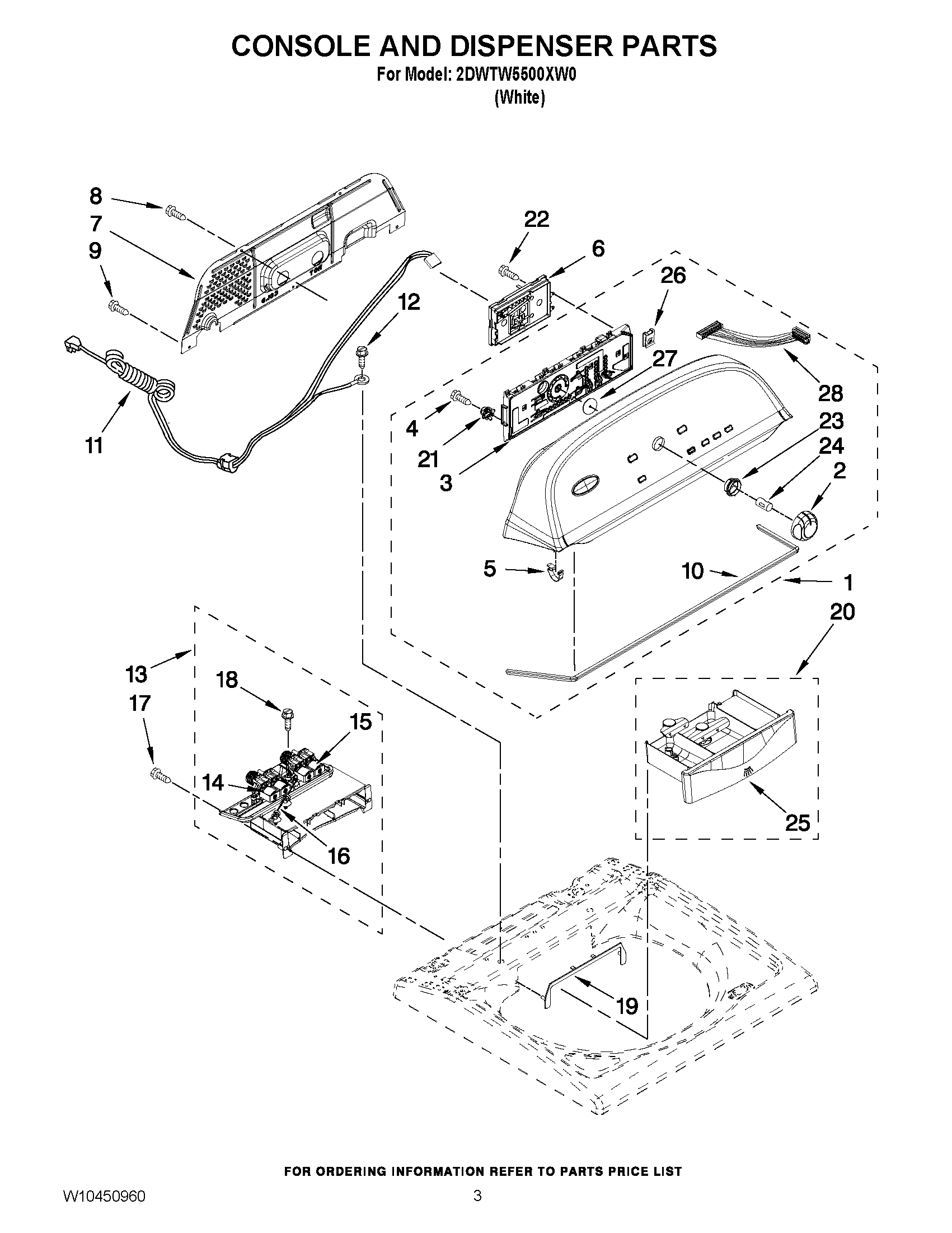 02 - CONSOLE AND DISPENSER PARTS