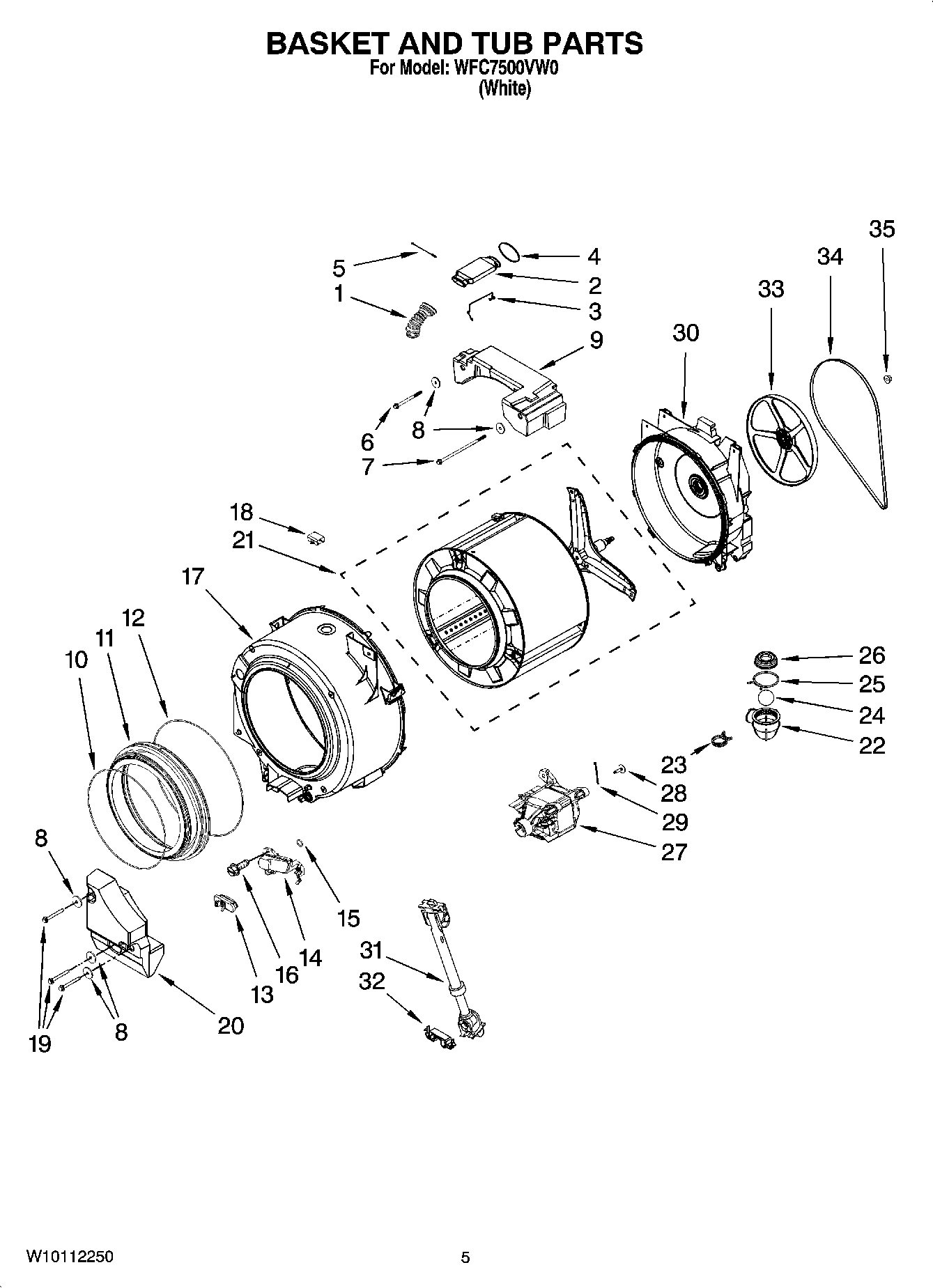 04 - BASKET AND TUB PARTS