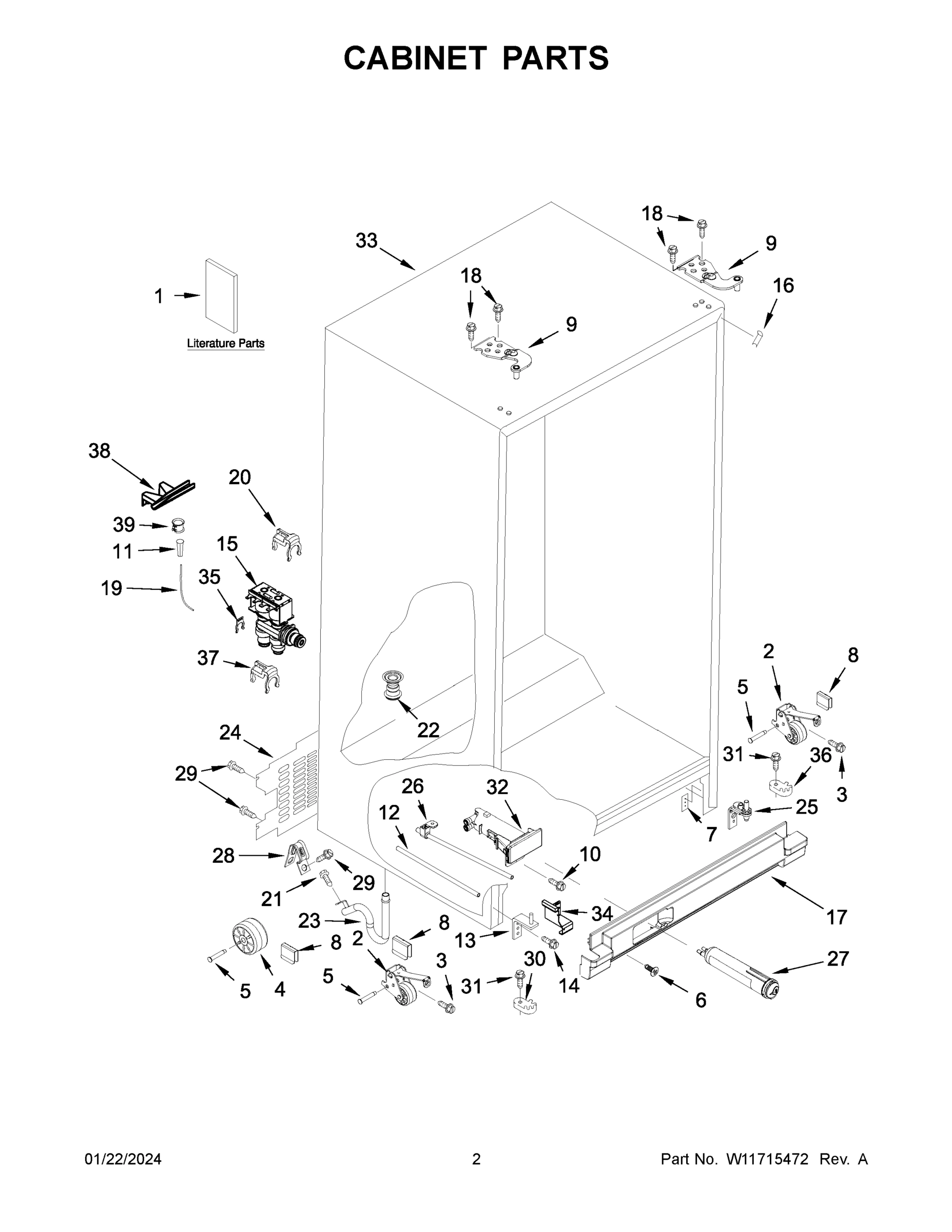 02 - CABINET PARTS