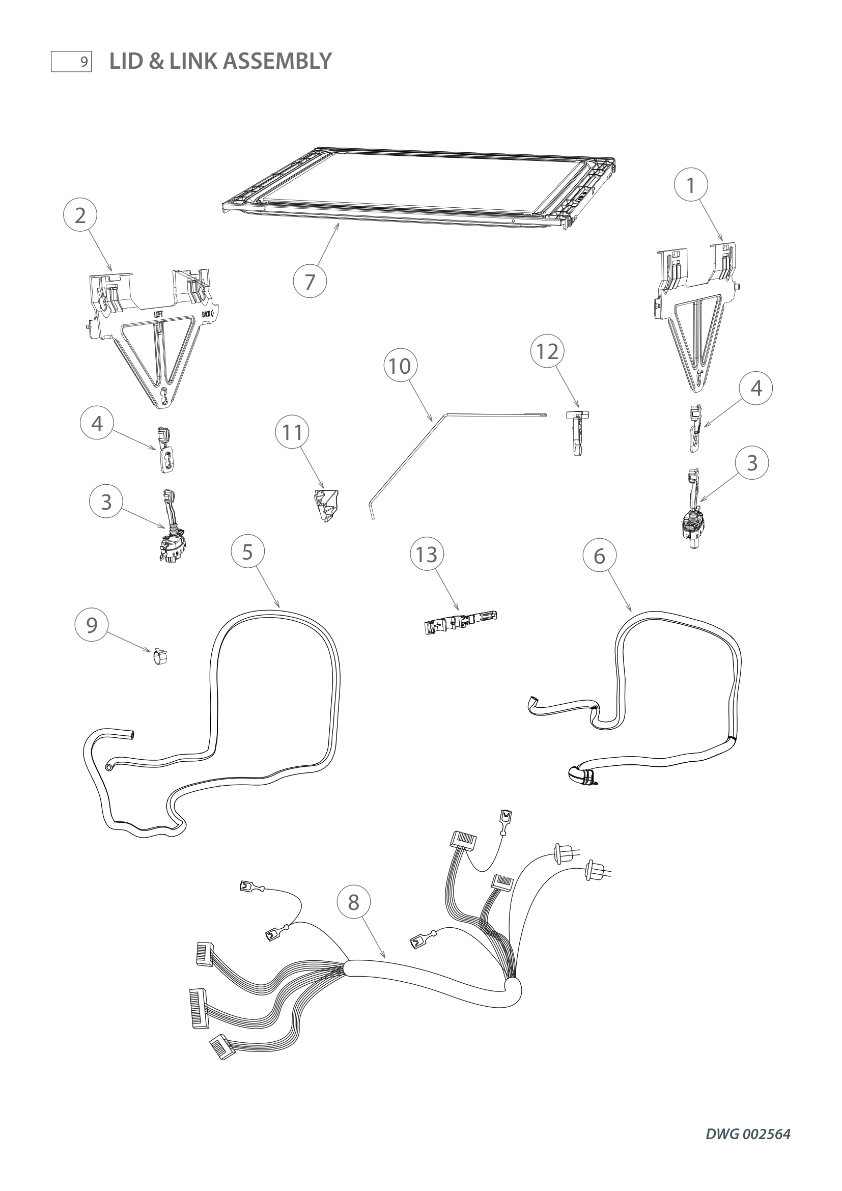 LID & LINK ASSEMBLY