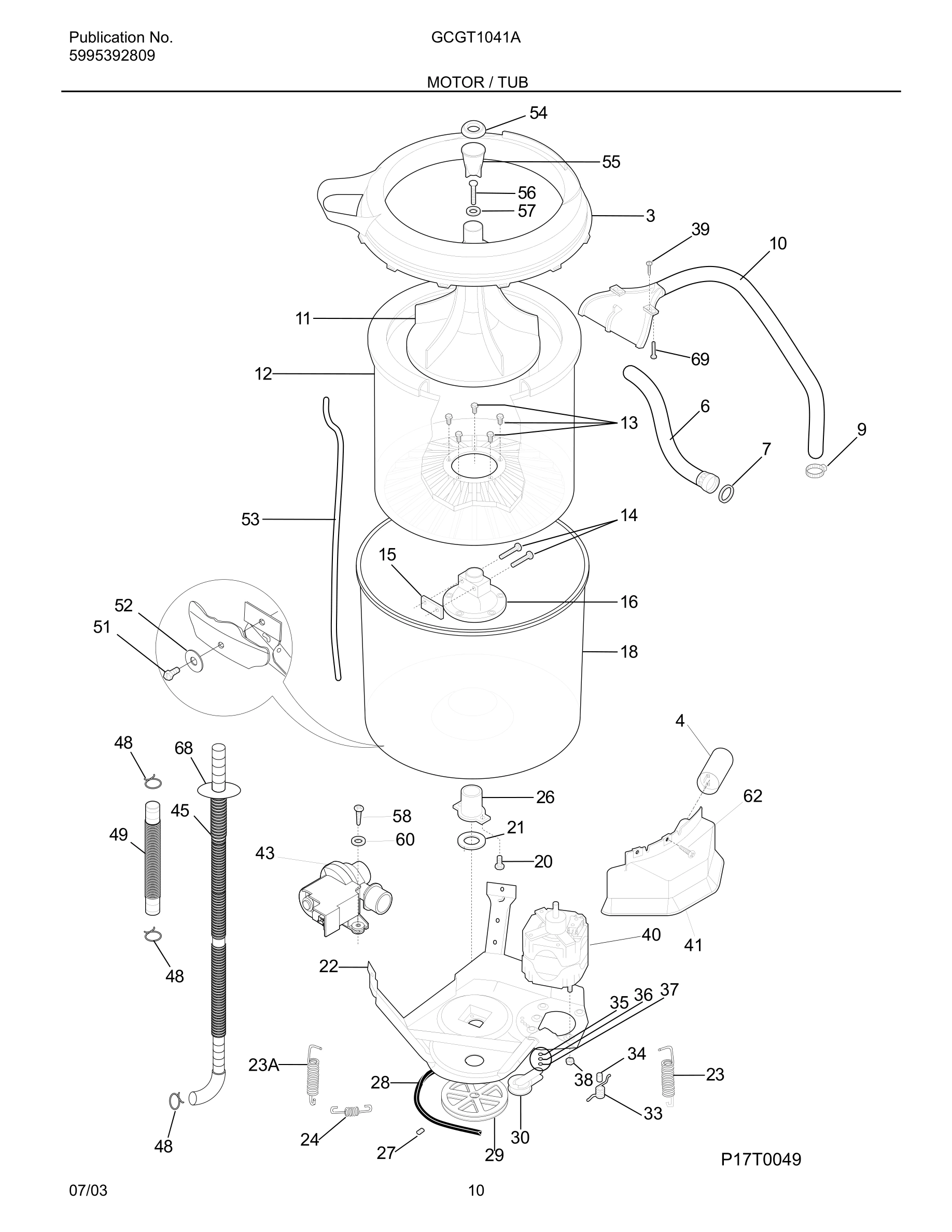 11 - MOTOR / TUB