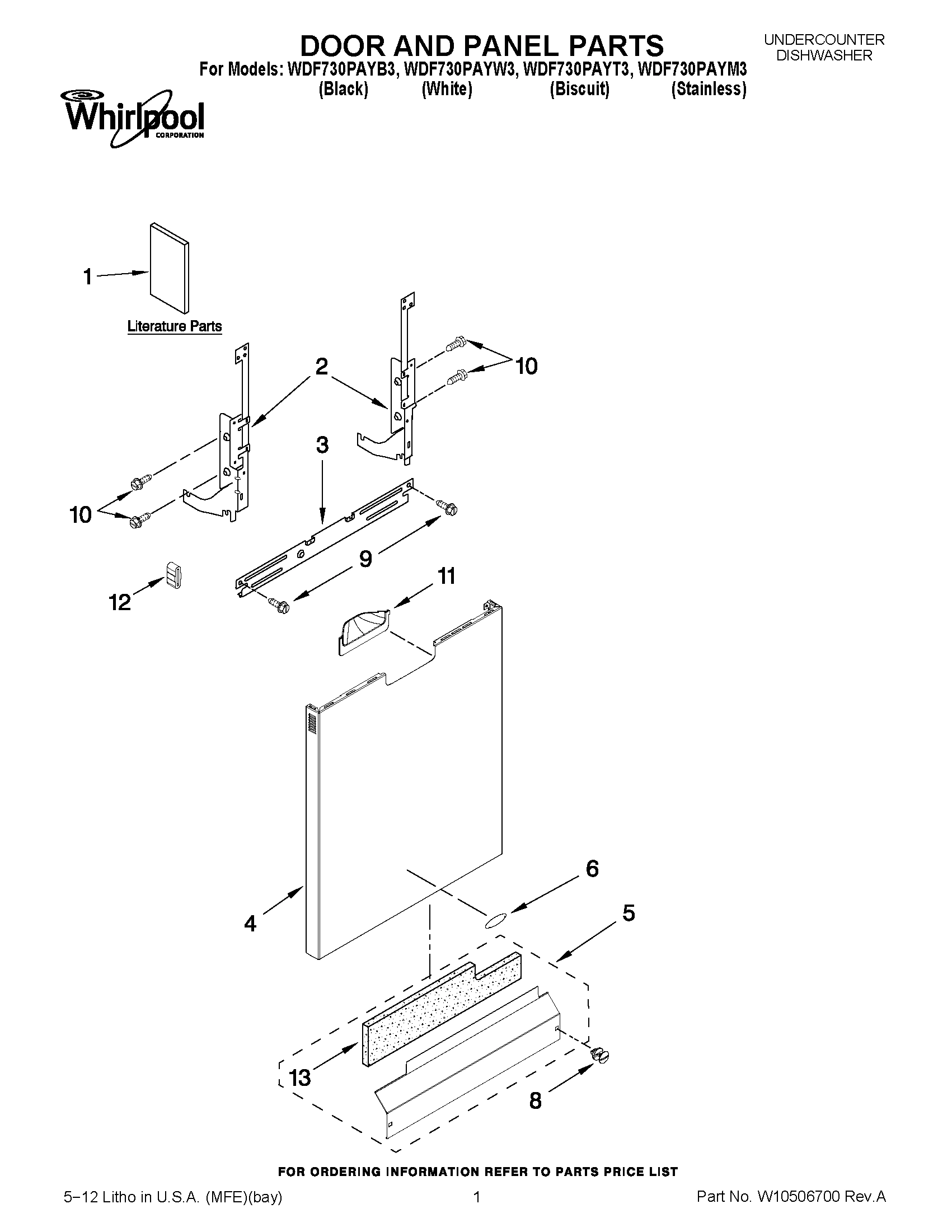 01 - DOOR AND PANEL PARTS