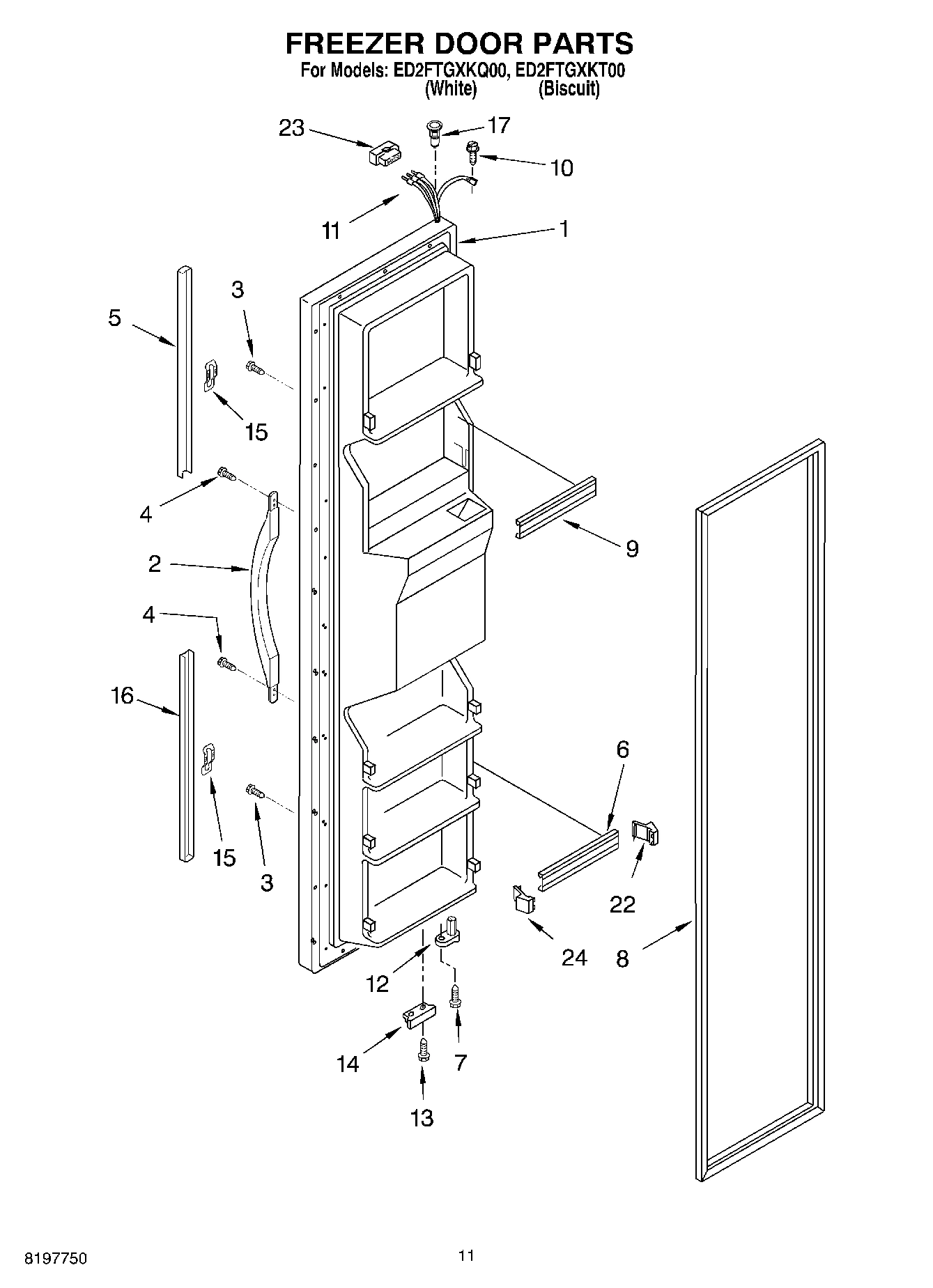 07 - FREEZER DOOR