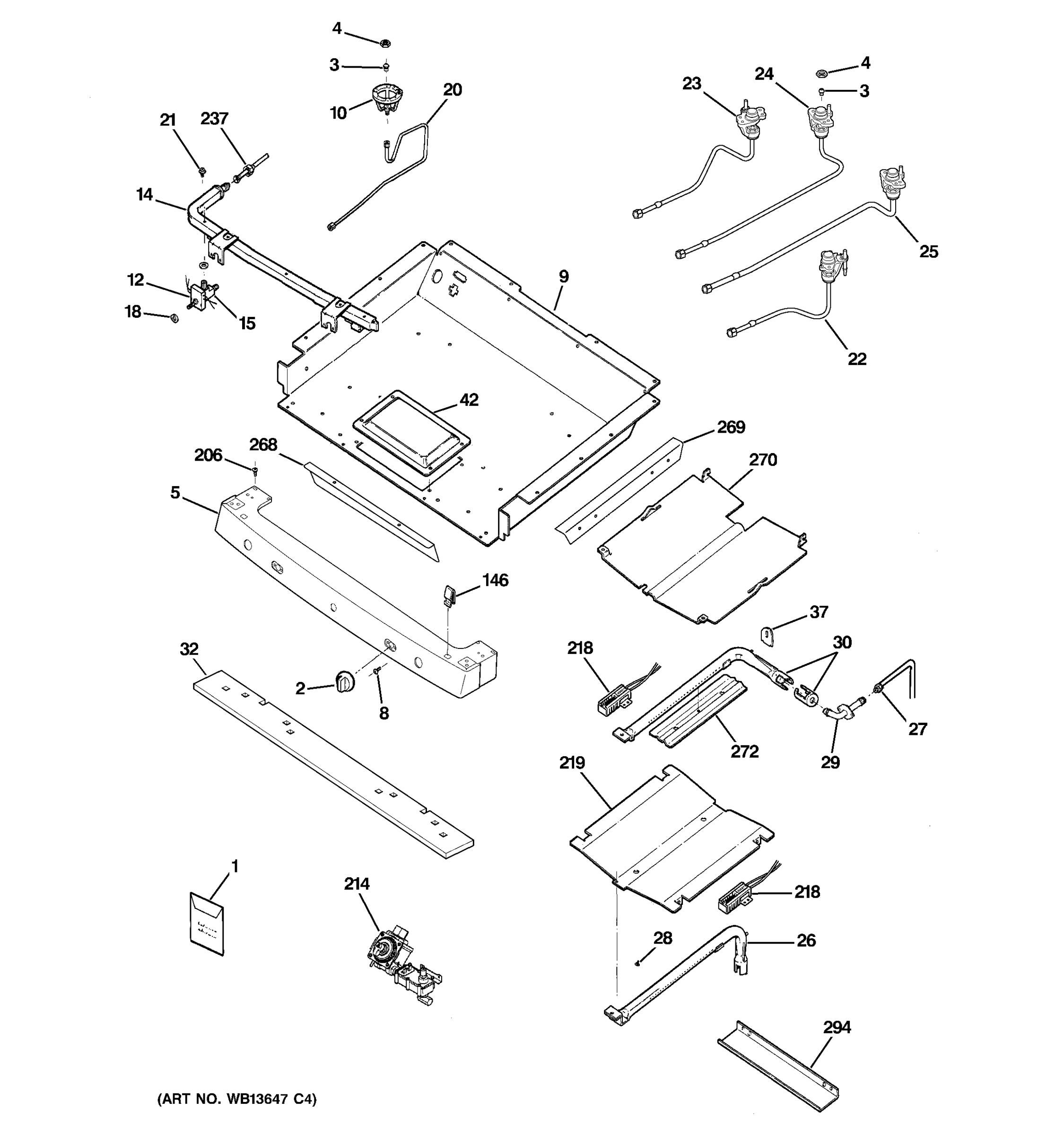 GAS & BURNER PARTS