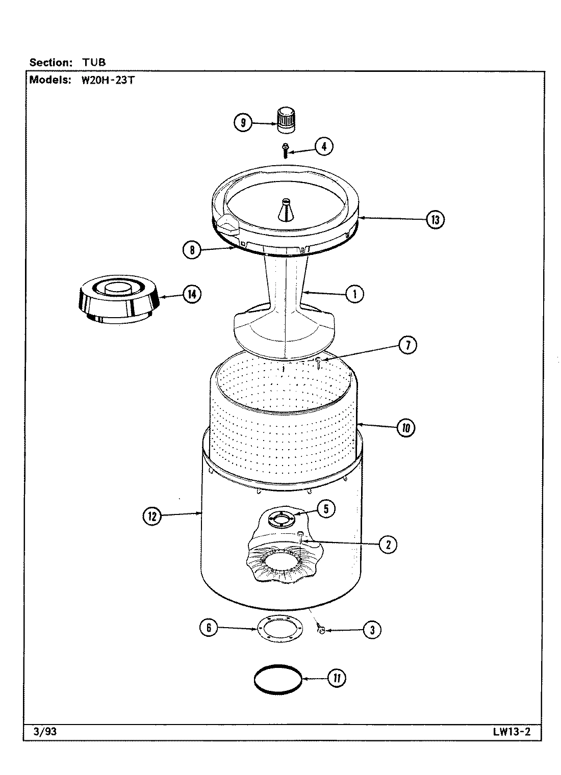 11 - TUB (W20H23T)