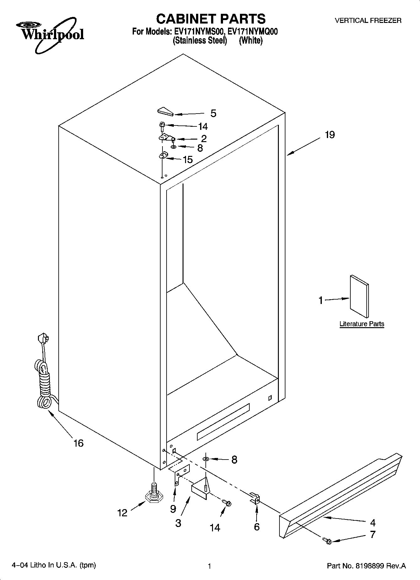 01 - CABINET PARTS