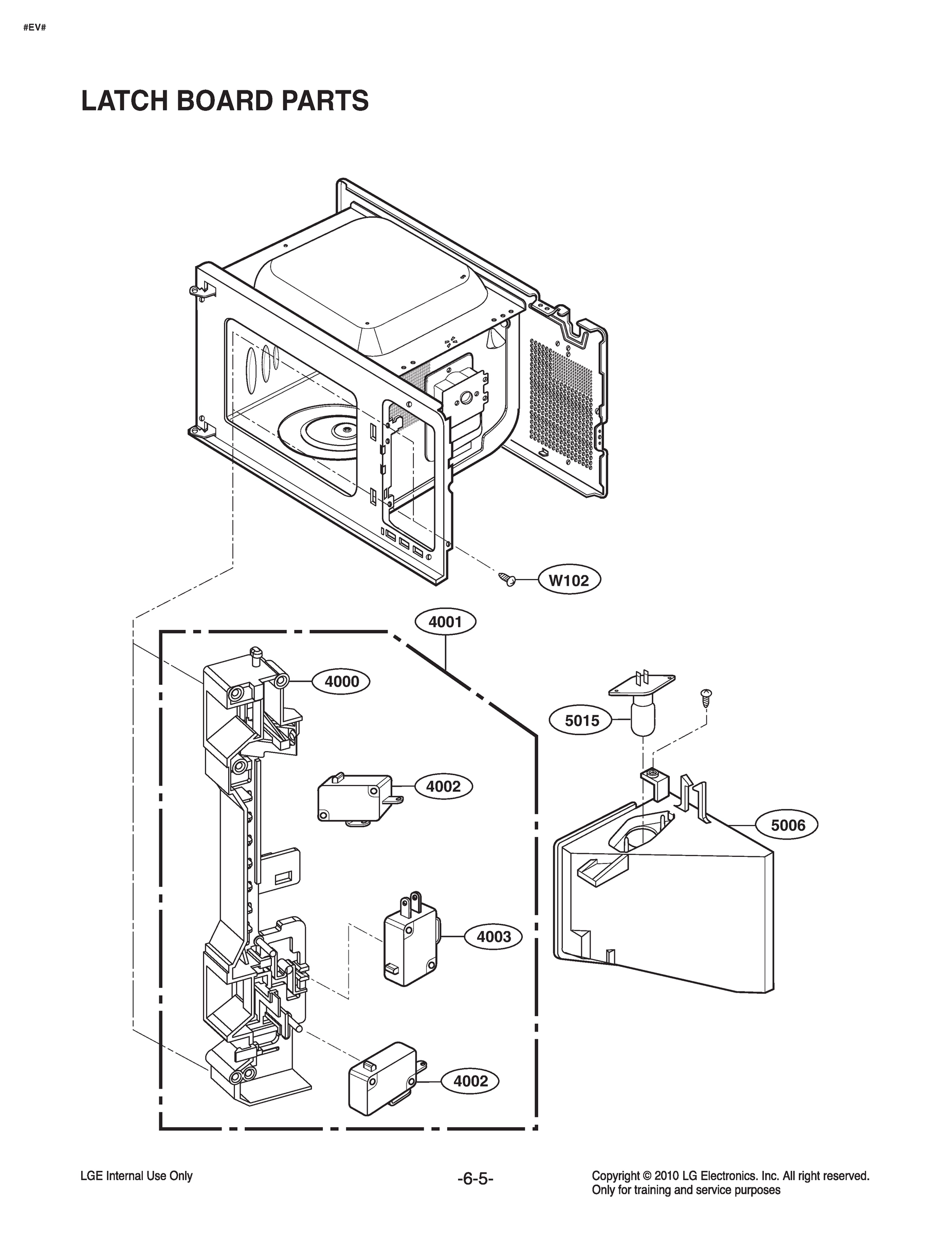 LATCH BOARD PARTS