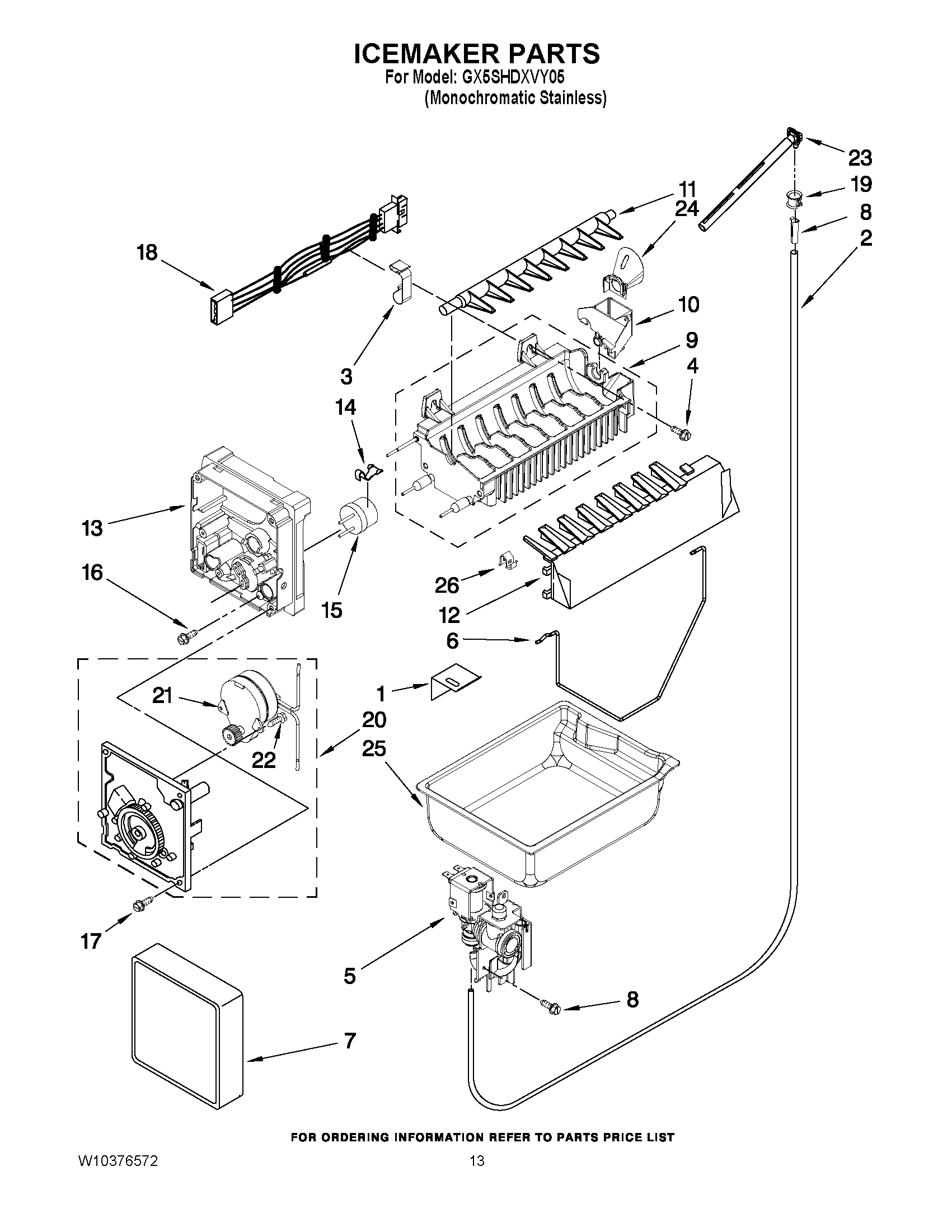 08 - ICEMAKER PARTS
