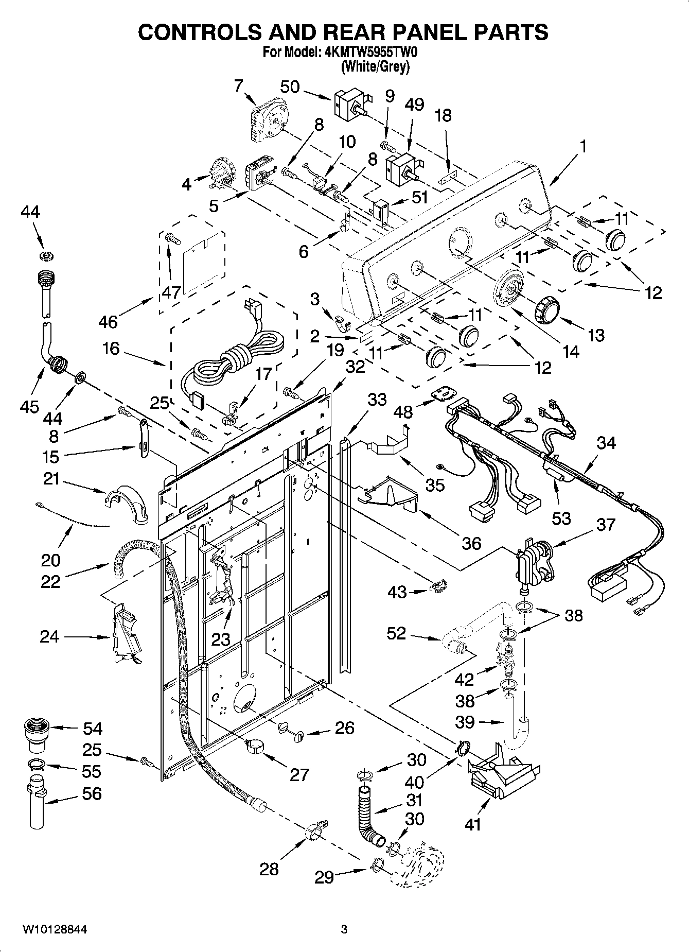 02 - CONTROLS AND REAR PANEL PARTS