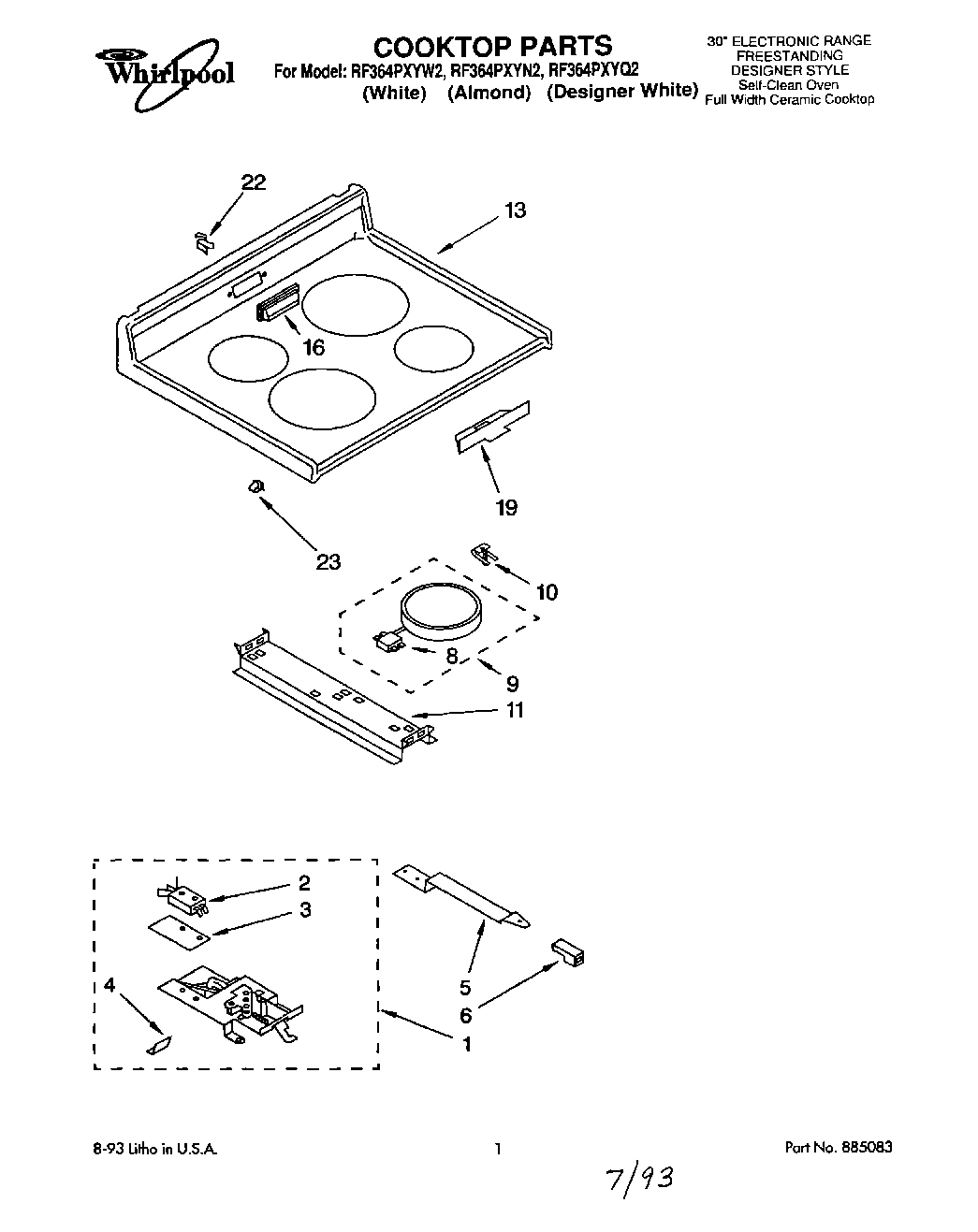 01 - COOKTOP, LIT/OPTIONAL