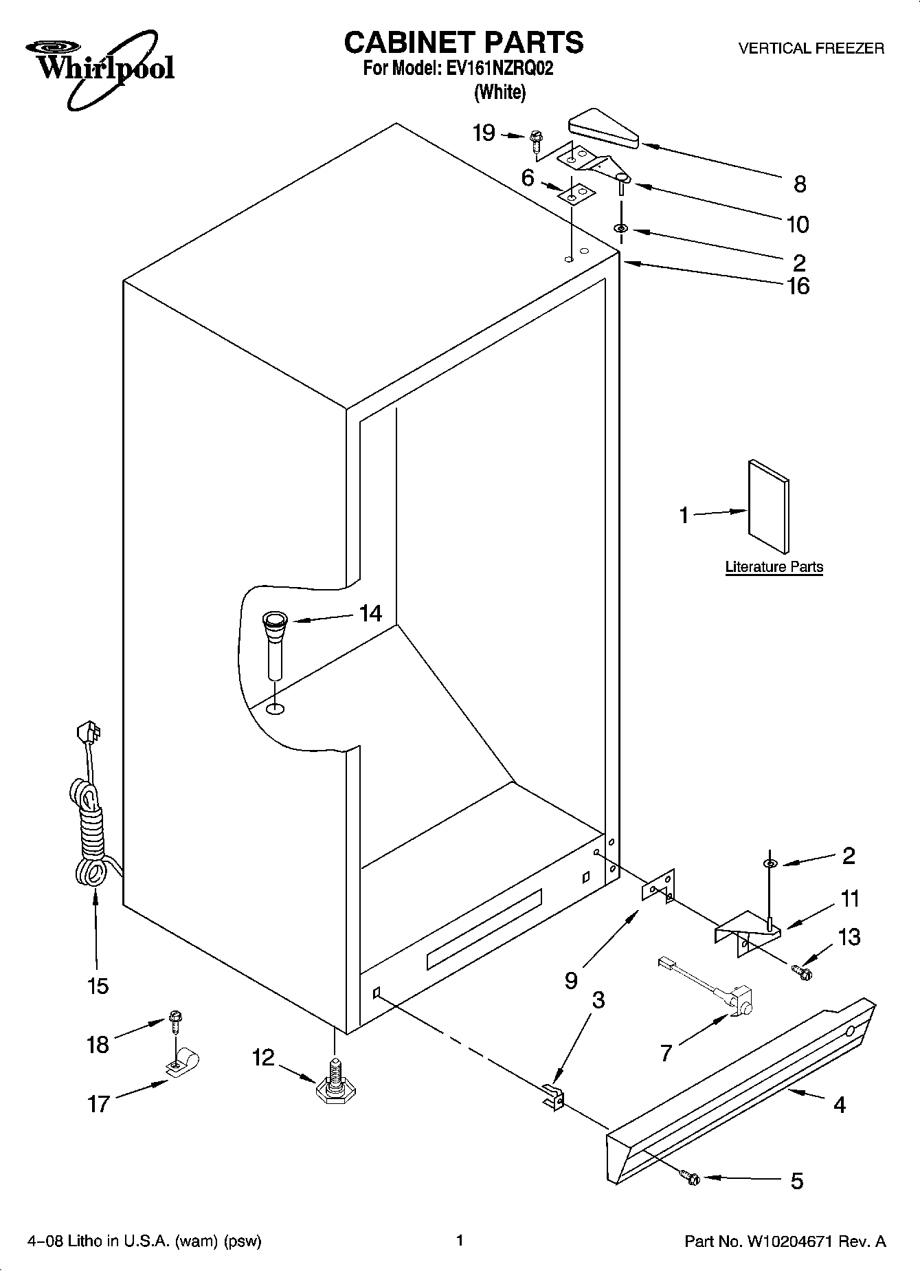 01 - CABINET PARTS