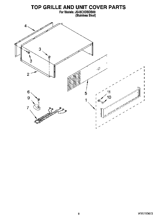 06 - TOP GRILLE AND UNIT COVER PARTS