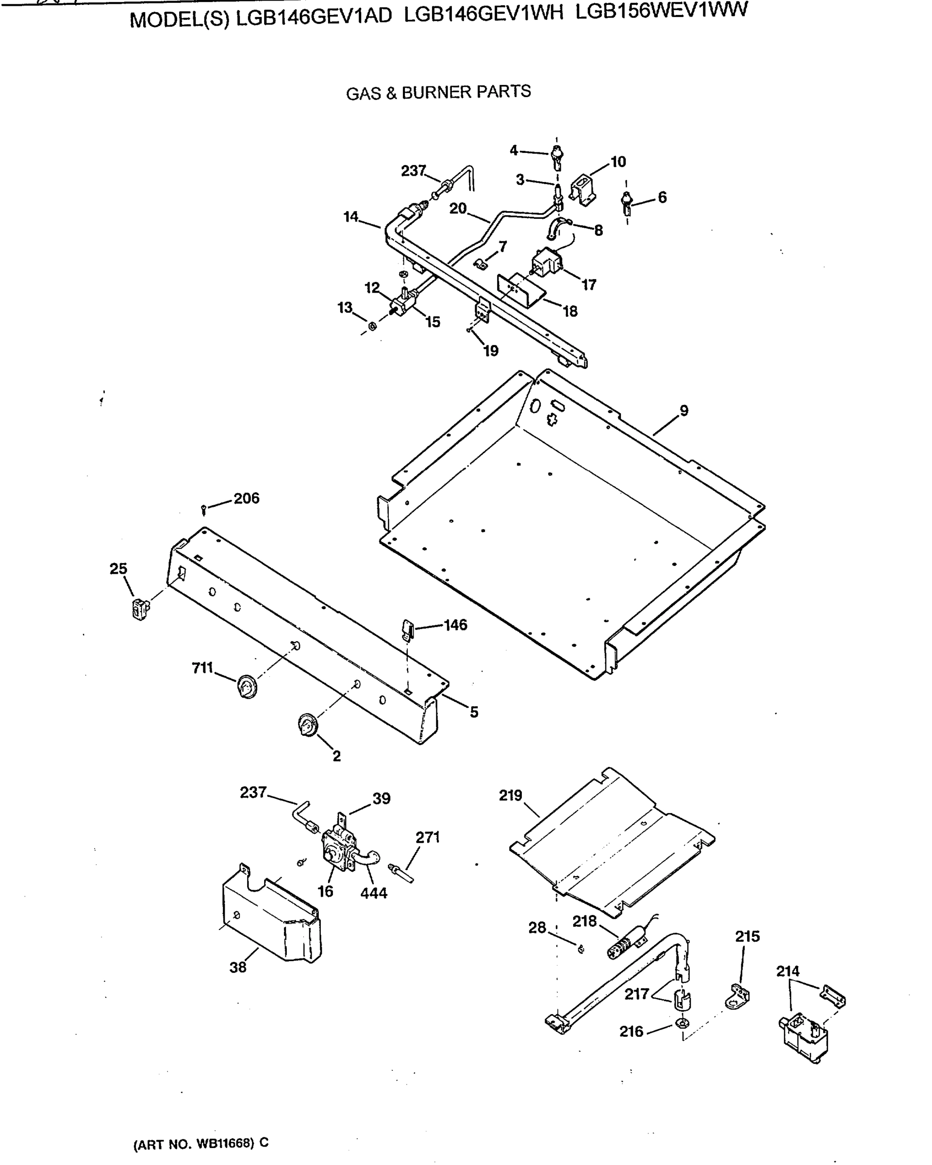 GAS & BURNER PARTS