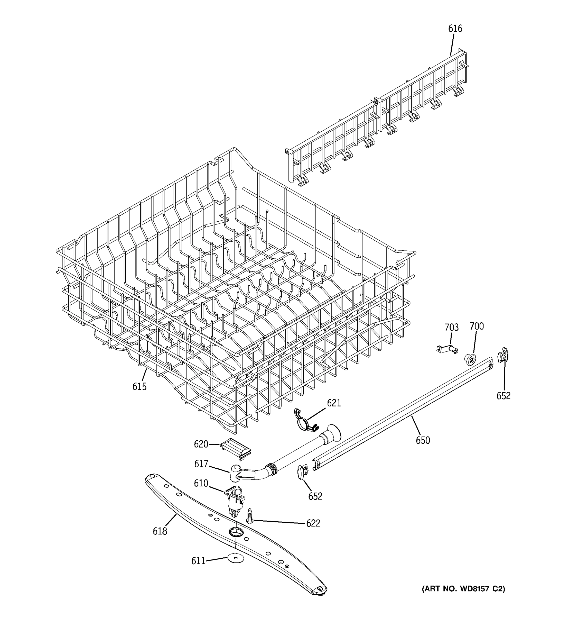 UPPER RACK ASSEMBLY