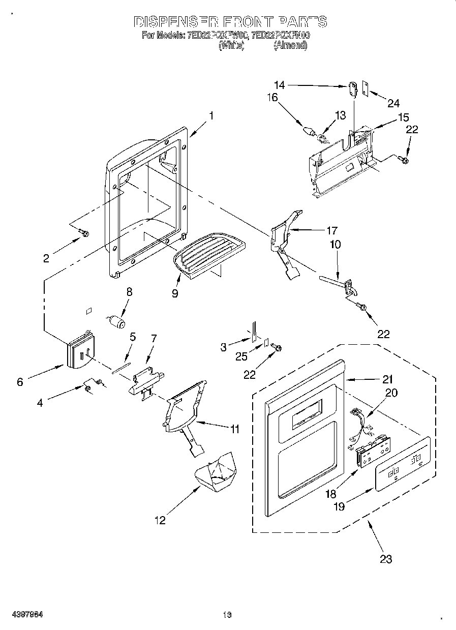 09 - DISPENSER FRONT