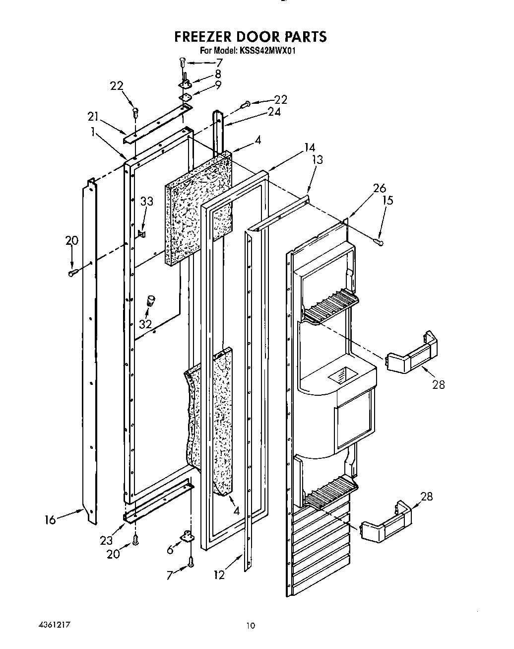 09 - FREEZER DOOR