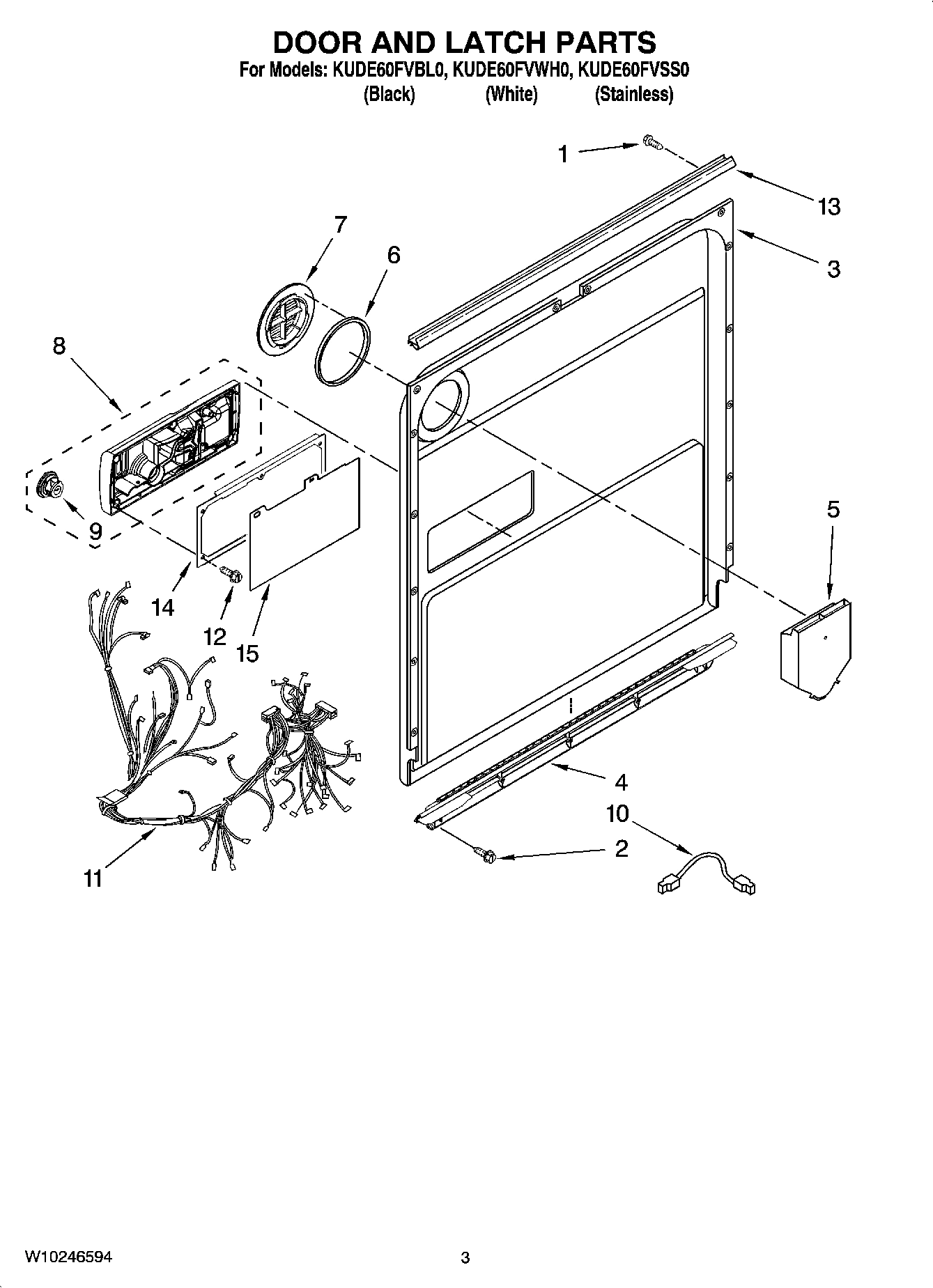 03 - DOOR AND LATCH PARTS