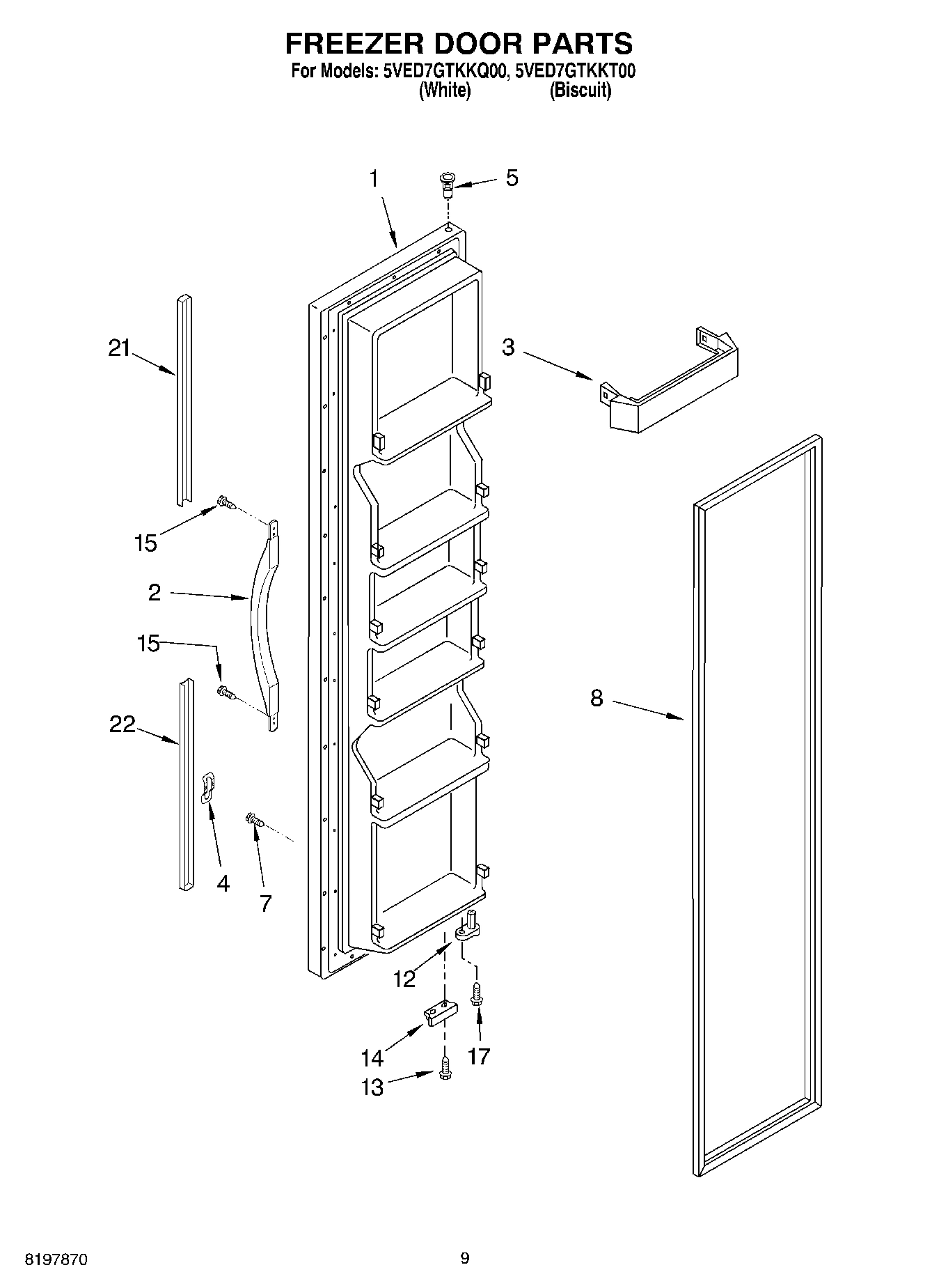 05 - FREEZER DOOR