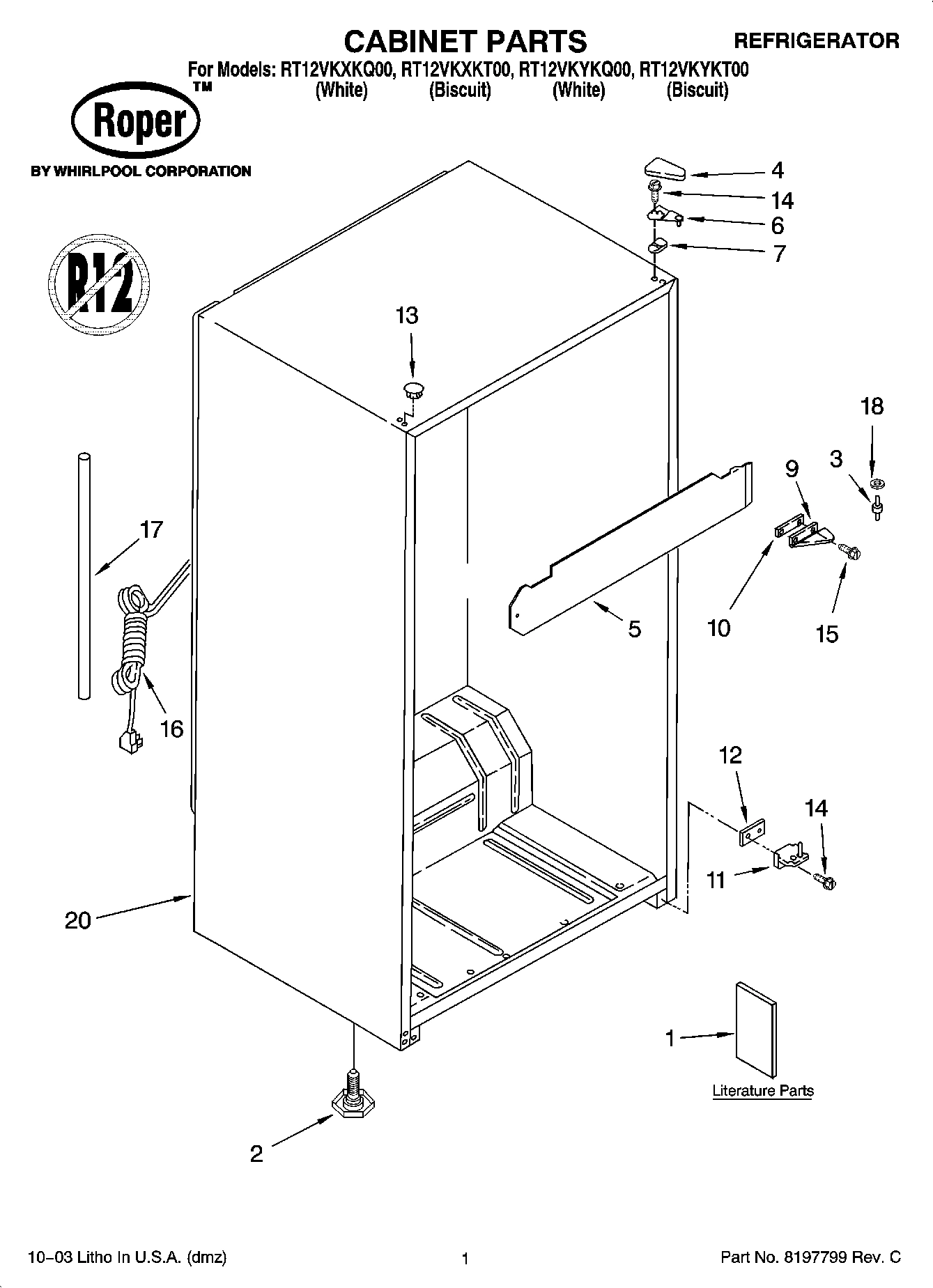 01 - CABINET PARTS