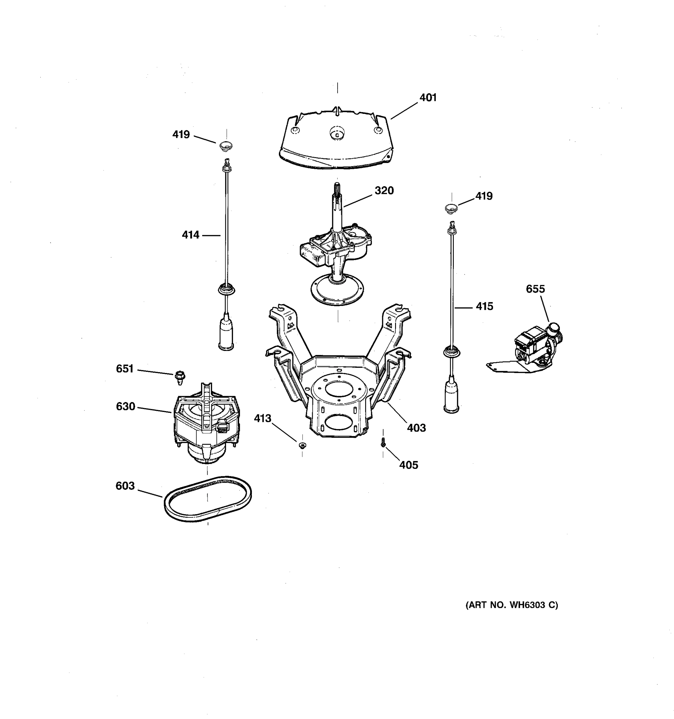 SUSPENSION, PUMP & DRIVE COMPONENTS