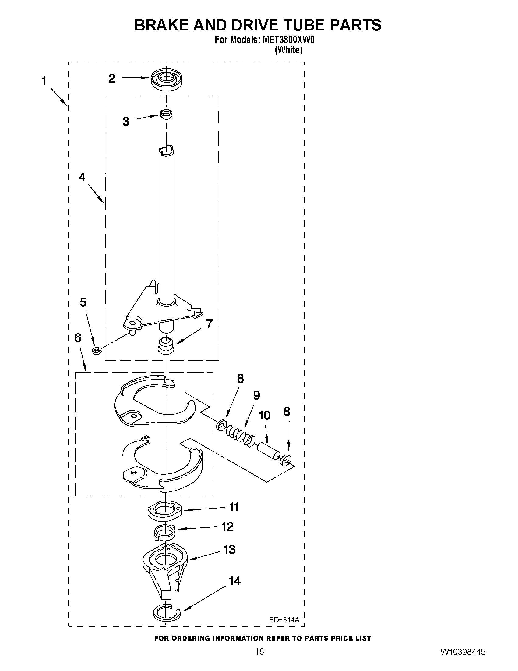 12 - BRAKE AND DRIVE TUBE PARTS