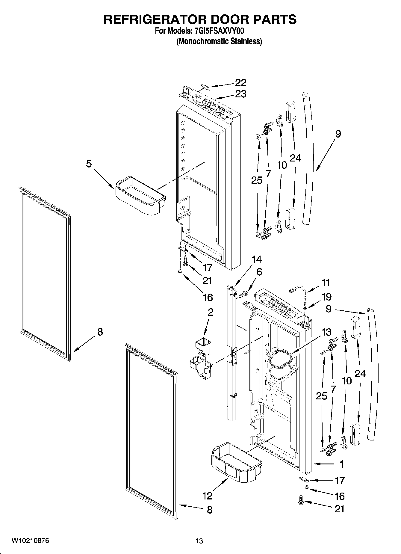 07 - REFRIGERATOR DOOR PARTS