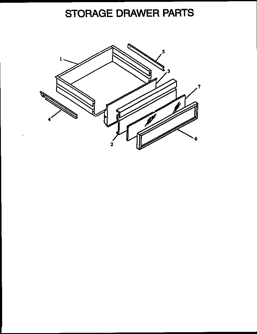 06 - STORAGE DRAWER PARTS