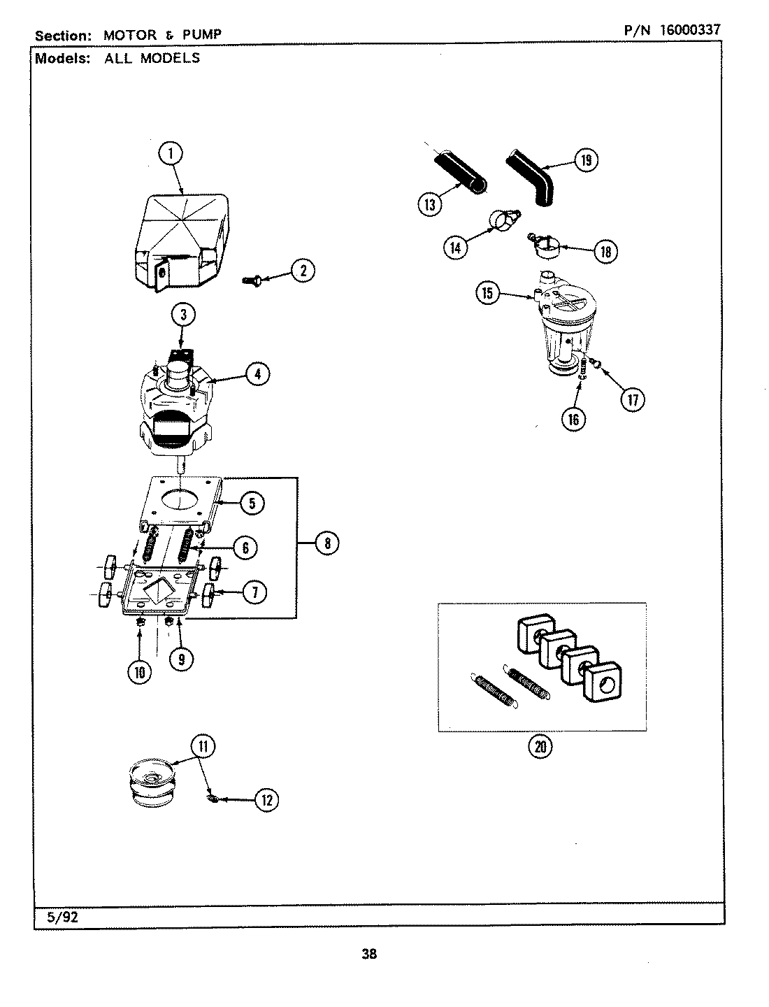 13 - MOTOR & PUMP