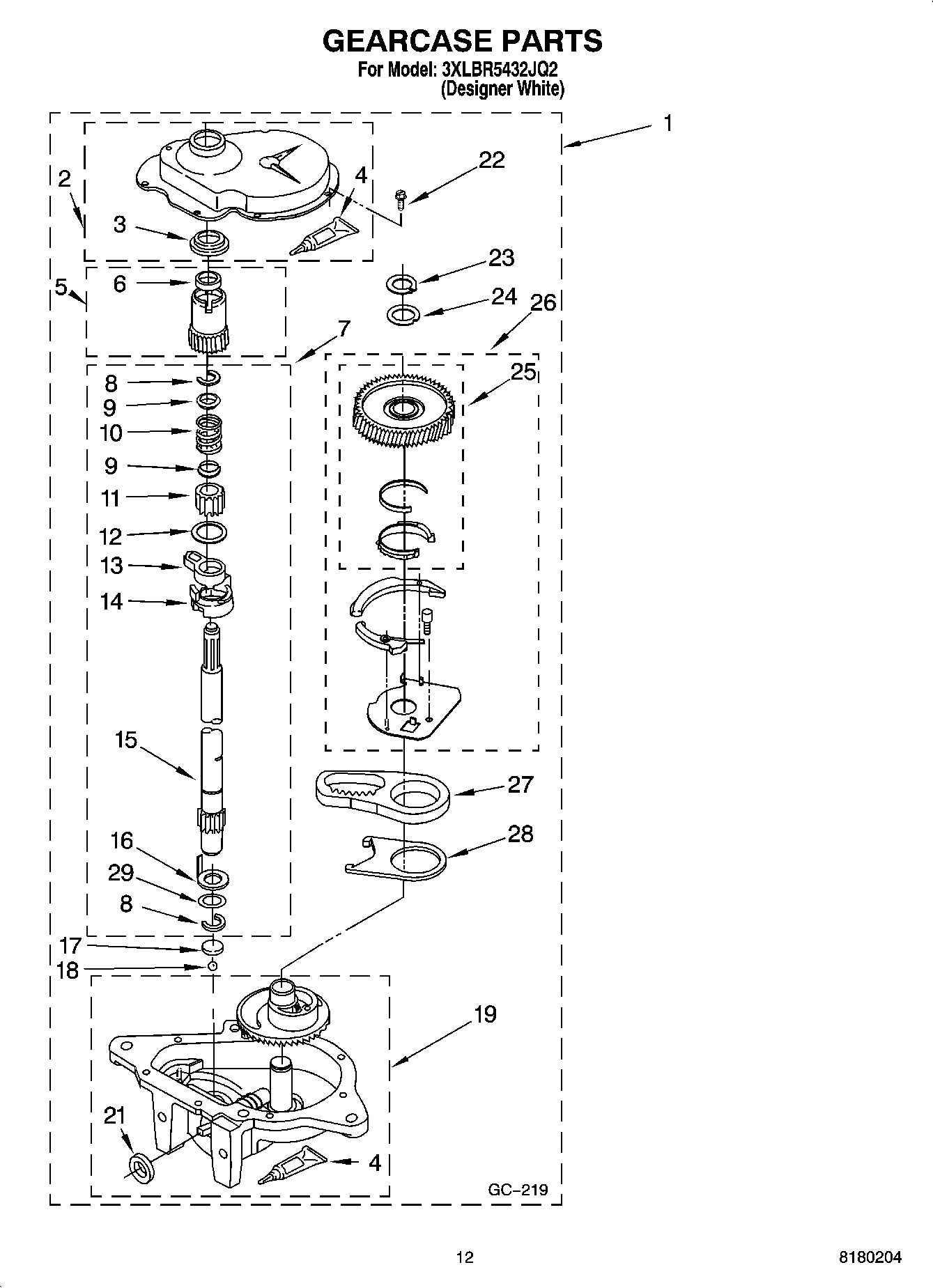 08 - GEARCASE PARTS