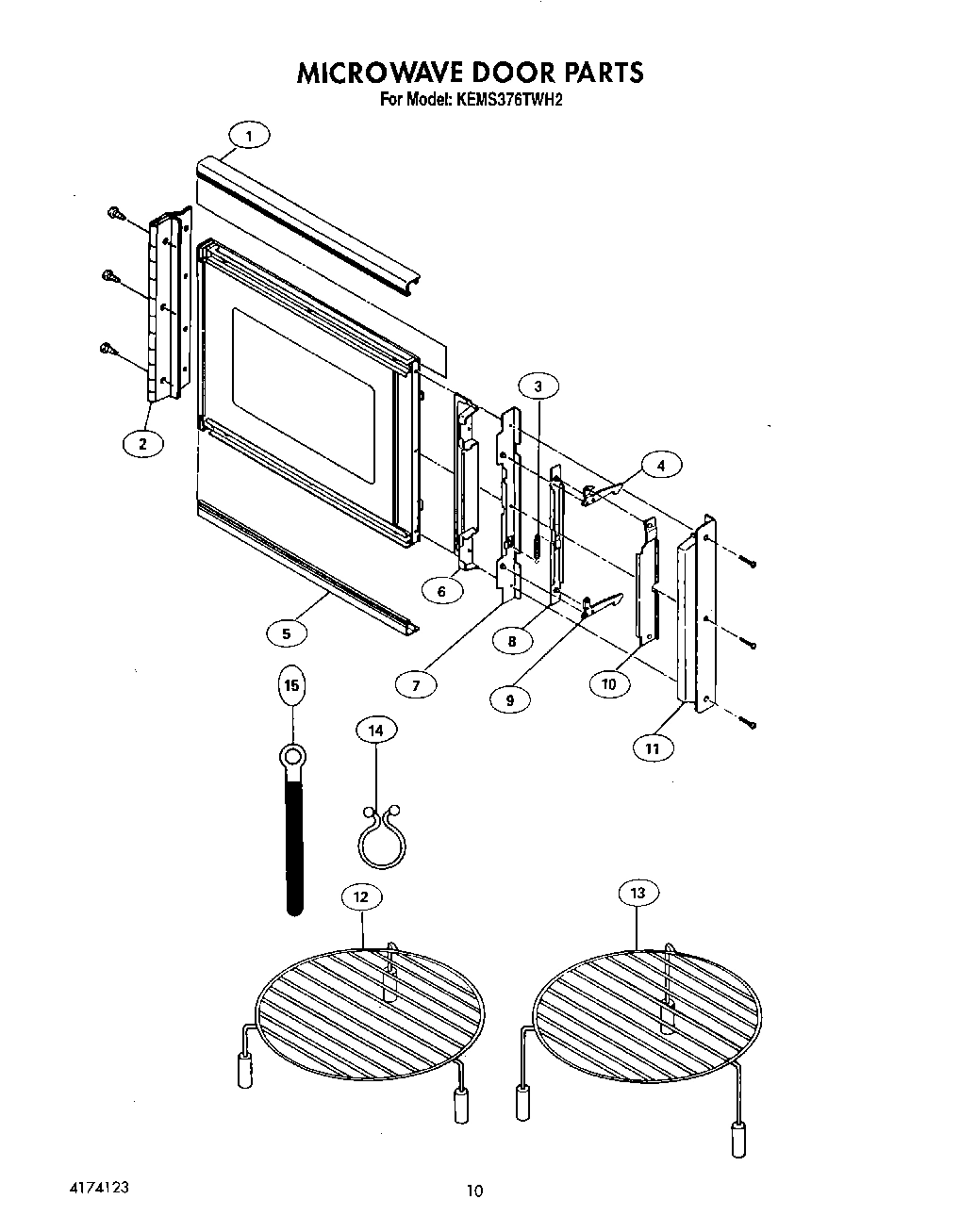 09 - MICROWAVE DOOR