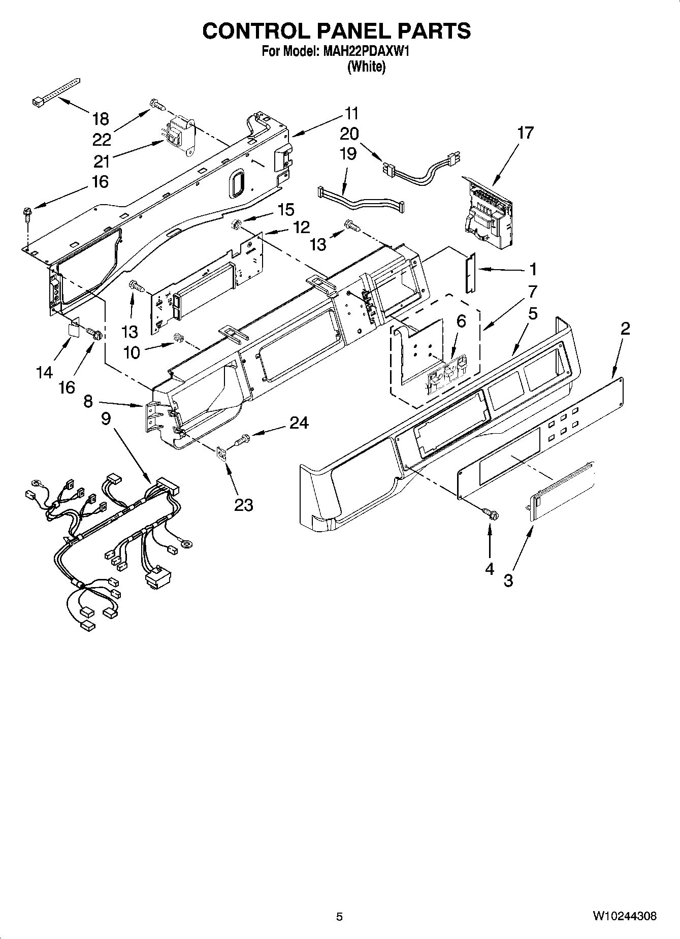 03 - CONTROL PANEL PARTS