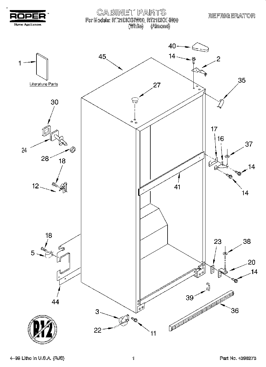 01 - CABINET, LITERATURE