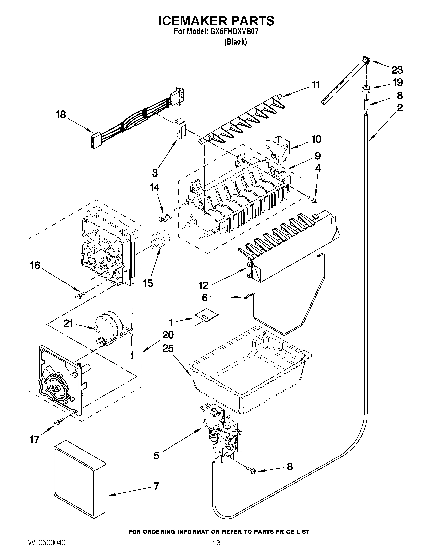 08 - ICEMAKER PARTS