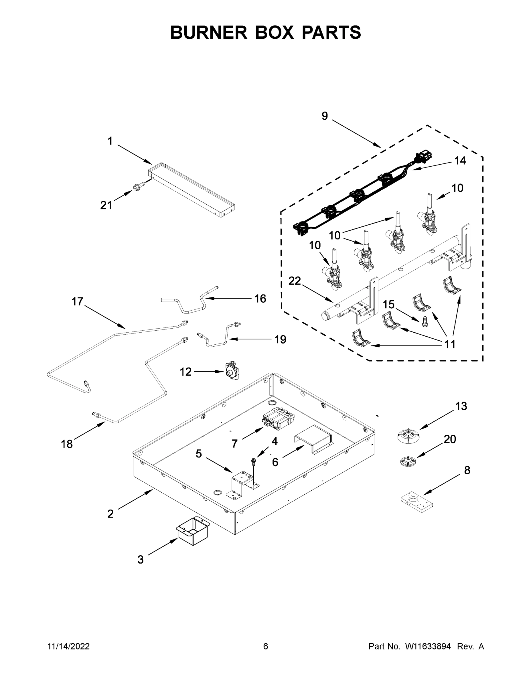 04 - BURNER BOX PARTS