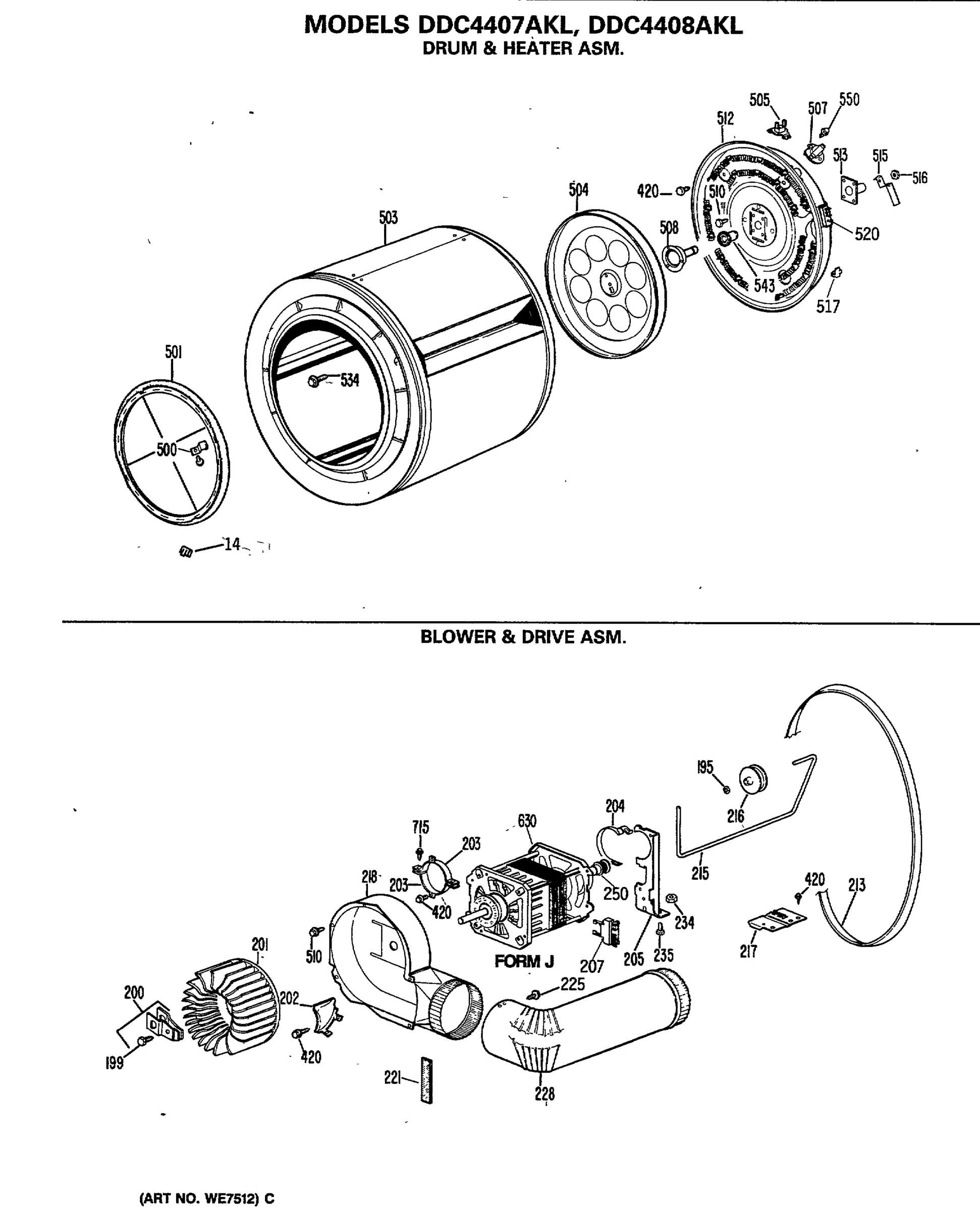 DRUM & HEATER ASM.