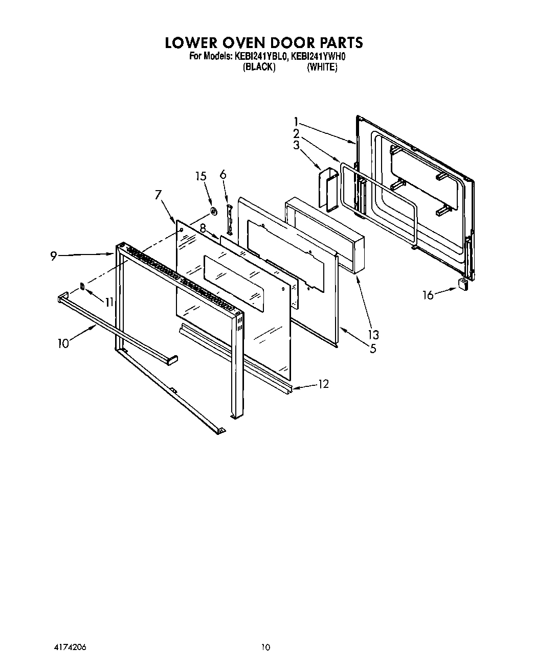06 - LOWER OVEN DOOR