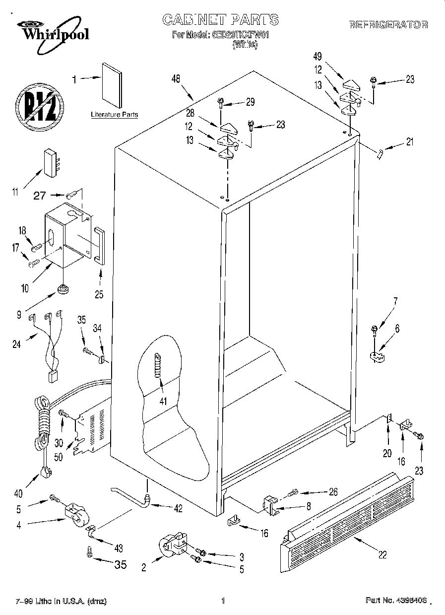 01 - CABINET, LITERATURE