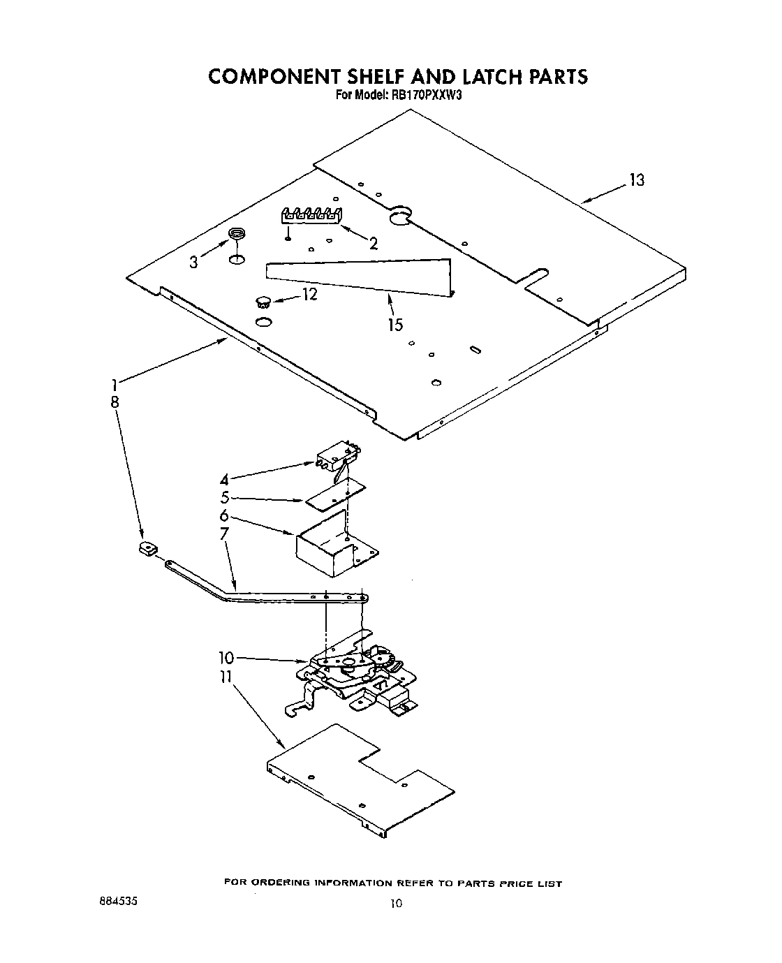 07 - COMPONENT SHELF AND LATCH