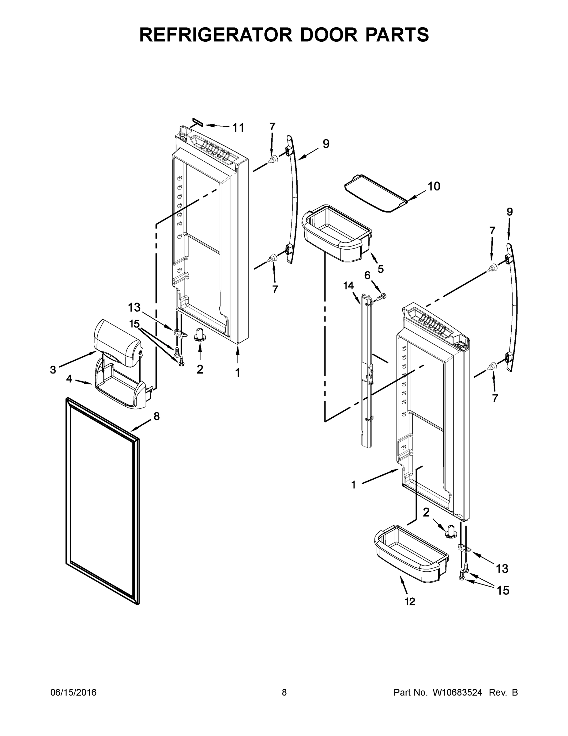 05 - REFRIGERATOR DOOR PARTS