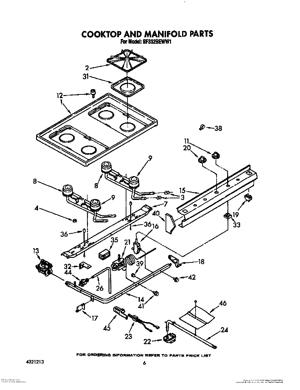 05 - COOKTOP AND MANIFOLD, LIT/OPTIONAL