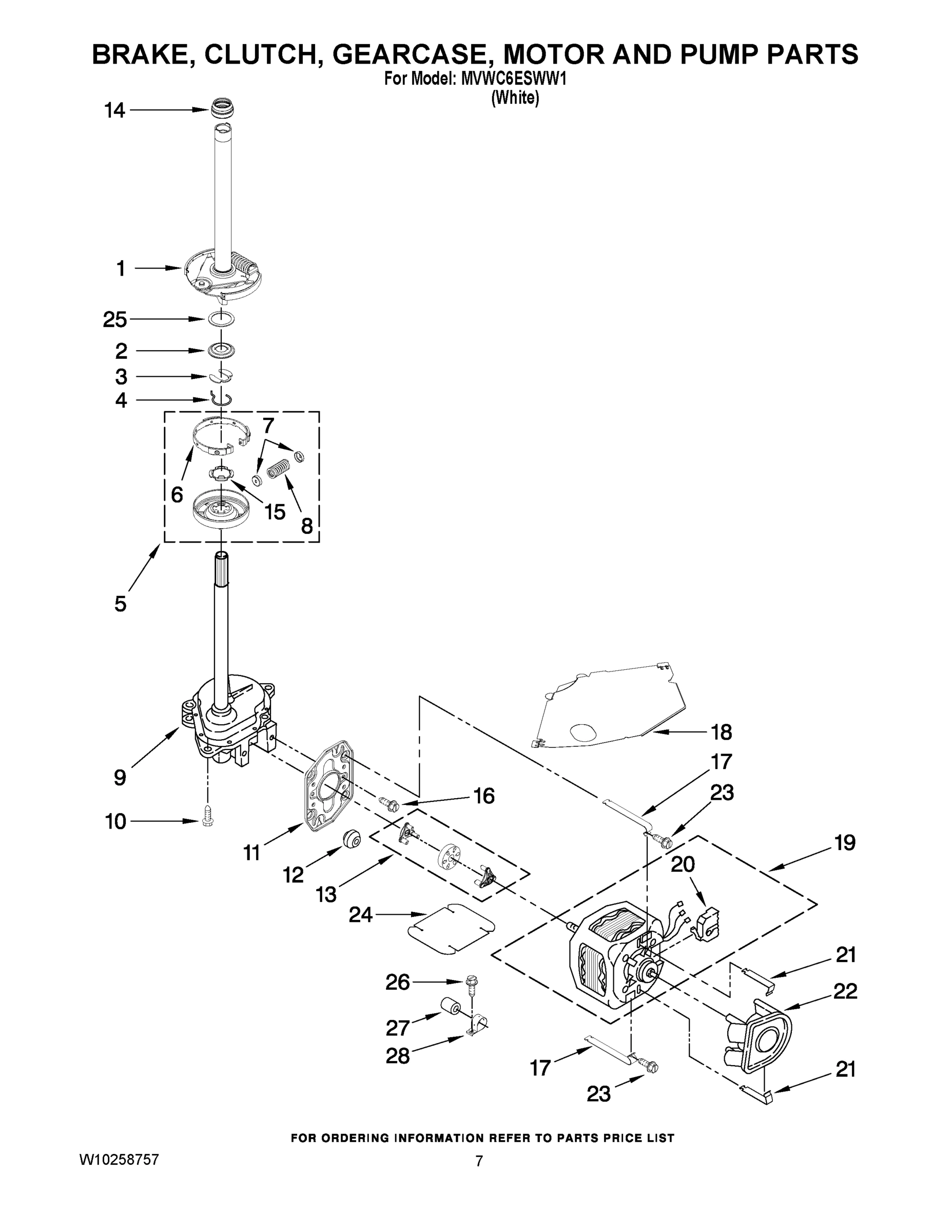 04 - BRAKE, CLUTCH, GEARCASE, MOTOR AND PUMP PARTS