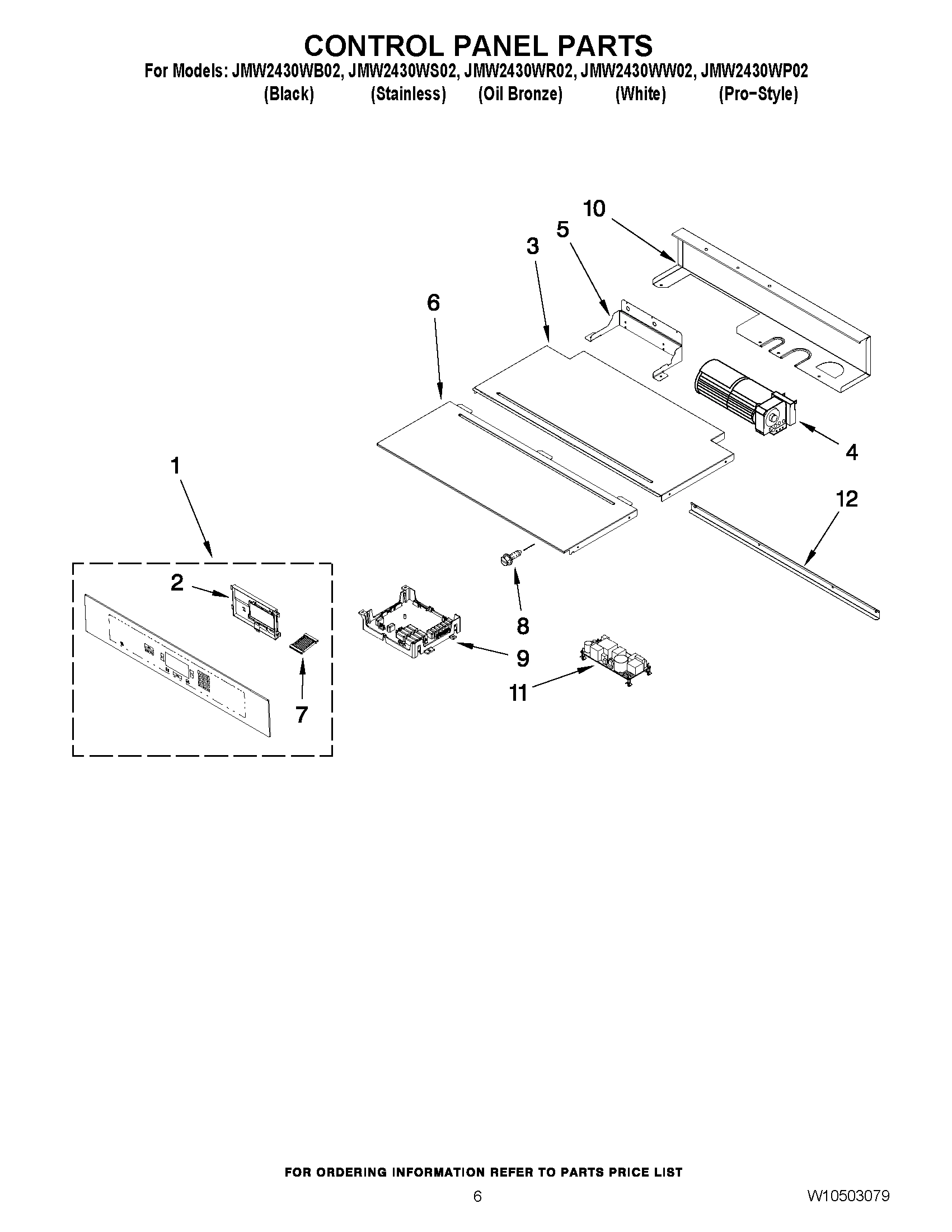 04 - CONTROL PANEL PARTS