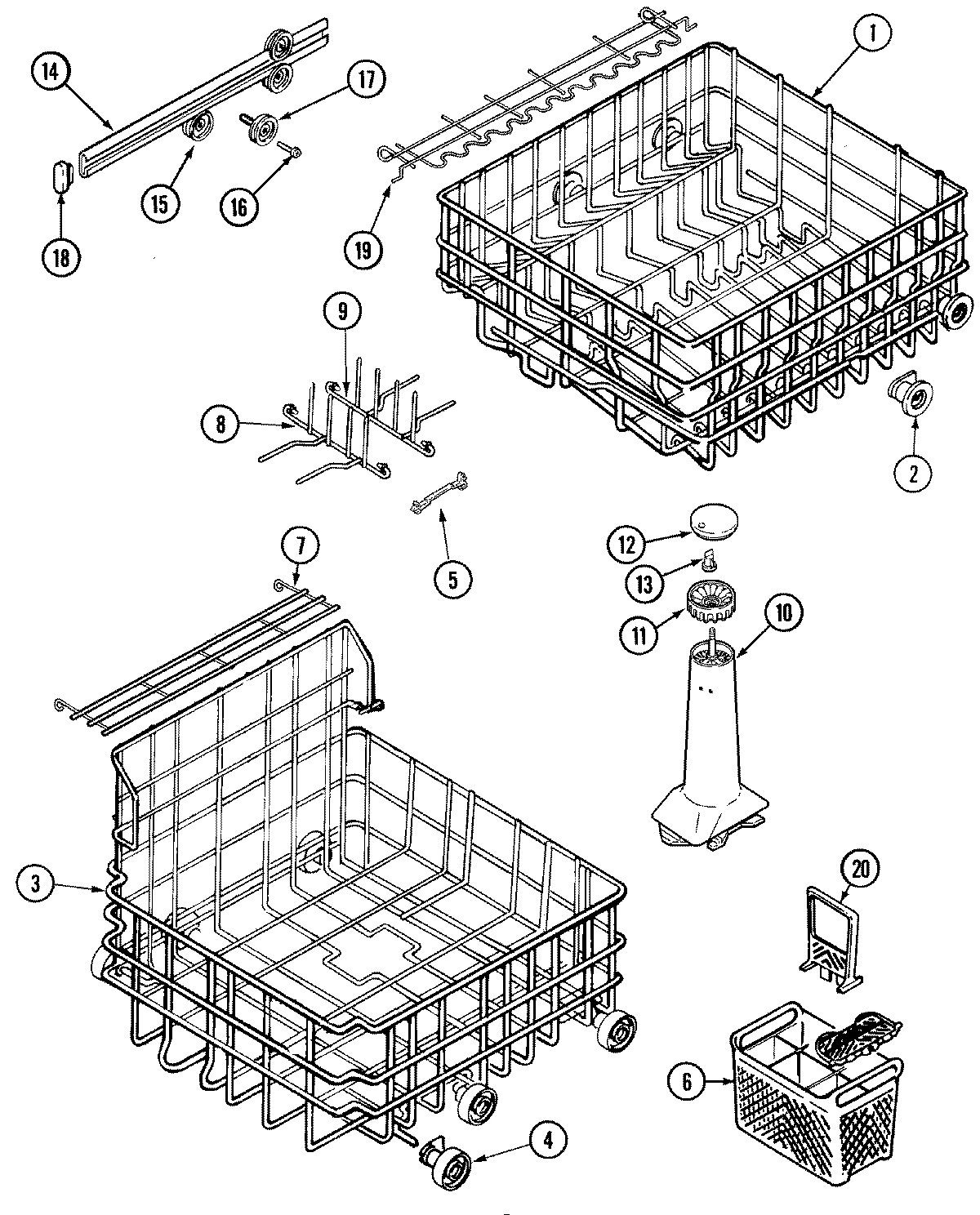 05 - TRACK & RACK ASSEMBLY