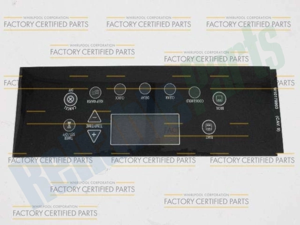 WPW10178993 Whirlpool Membrane Switch