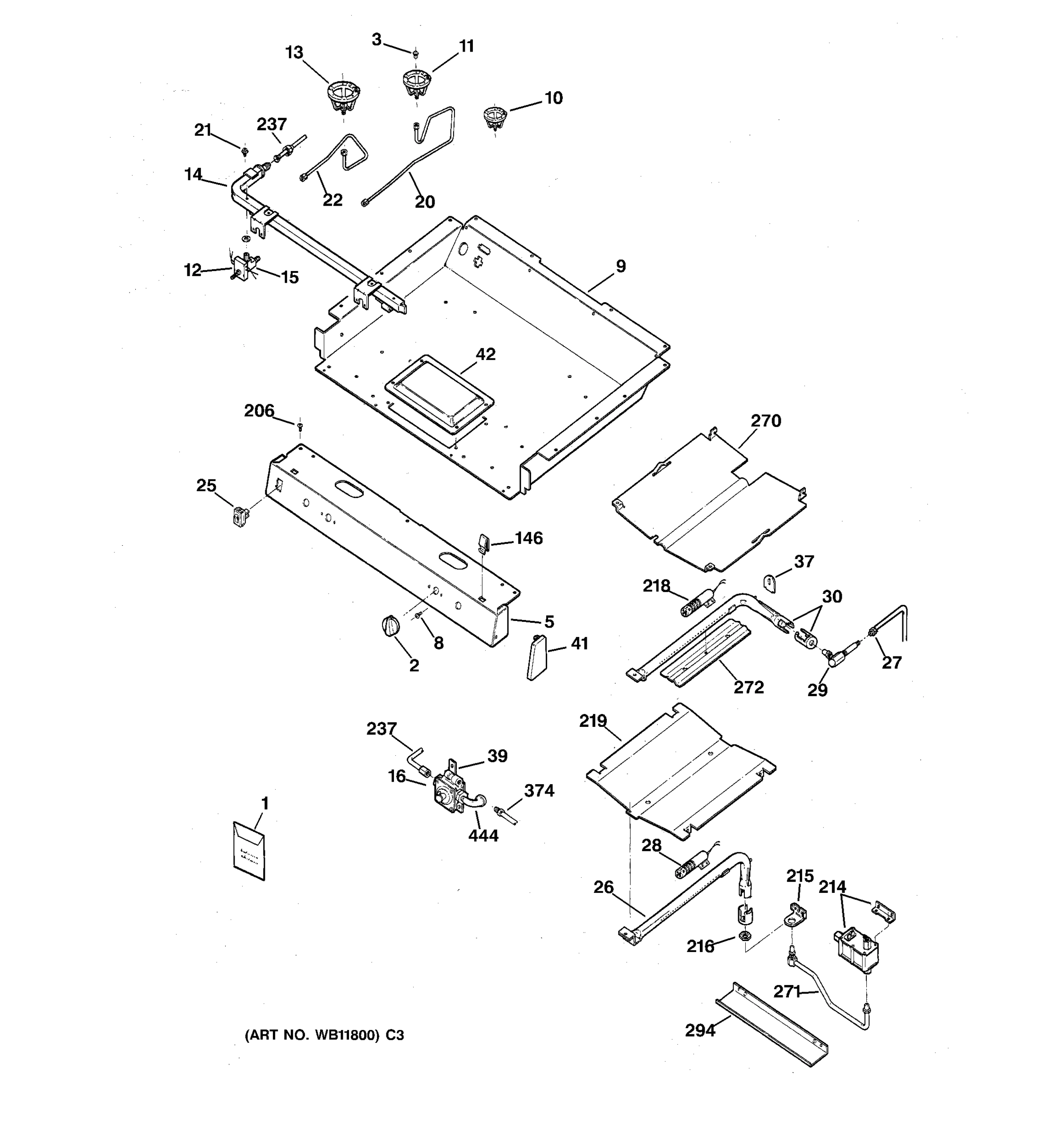 GAS BURNER PARTS