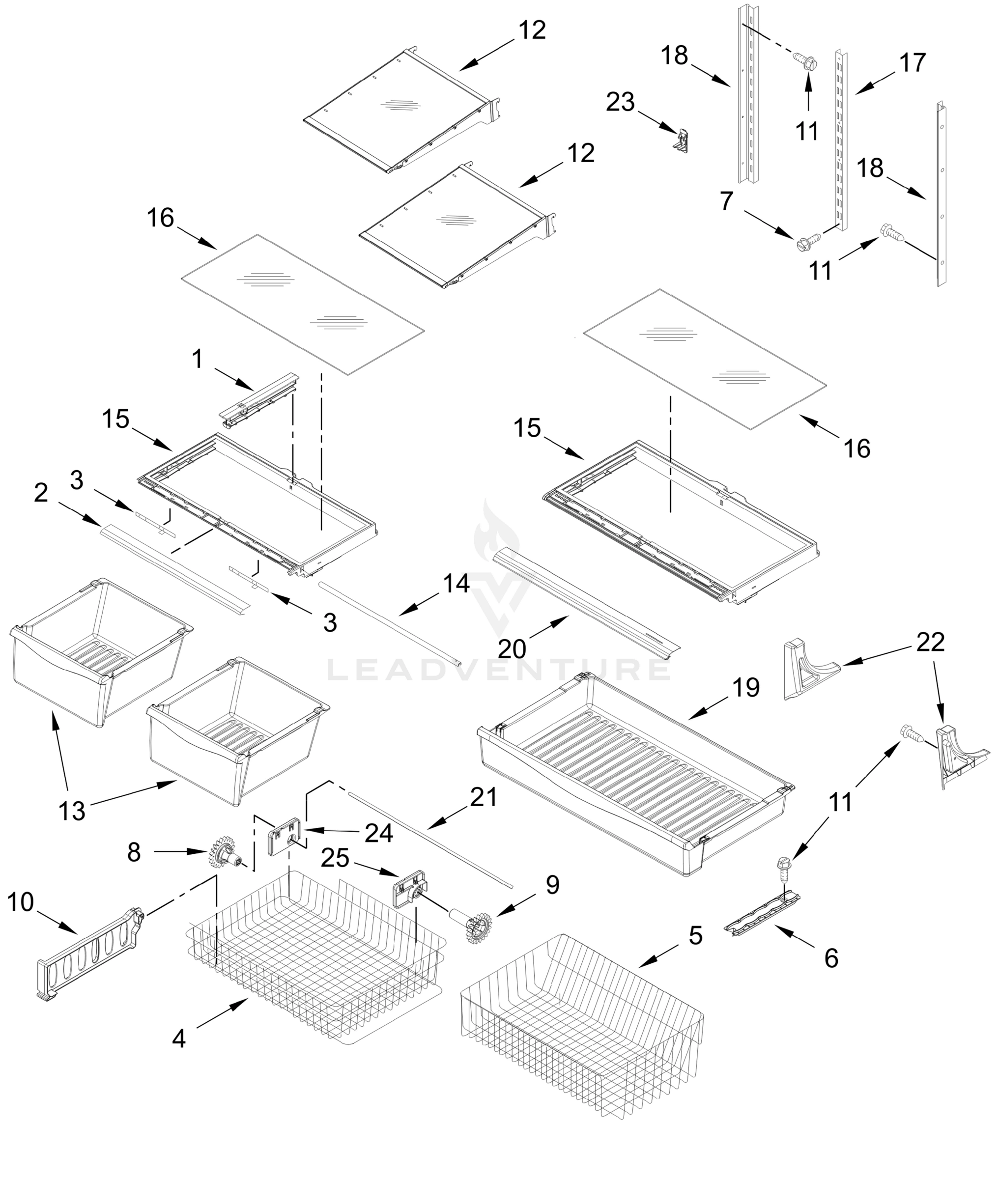 SHELF PARTS
