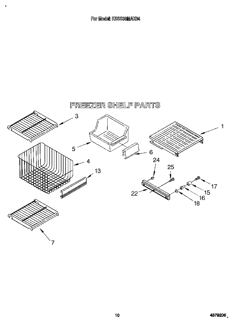 08 - FREEZER SHELF