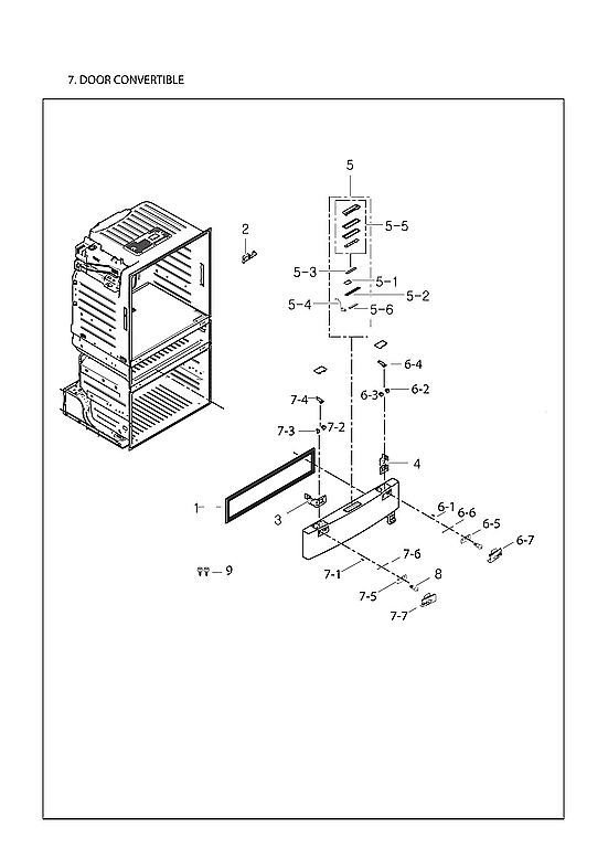 CONVERTIBLE DOOR PARTS