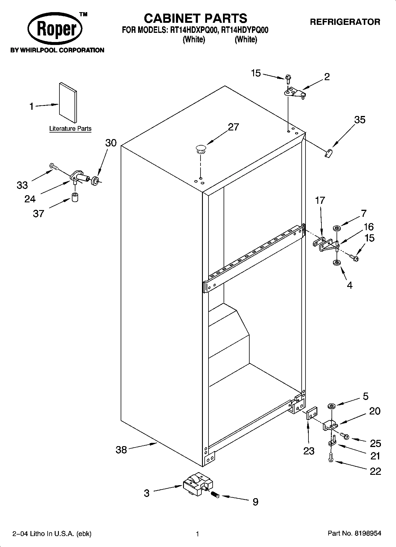 01 - CABINET PARTS